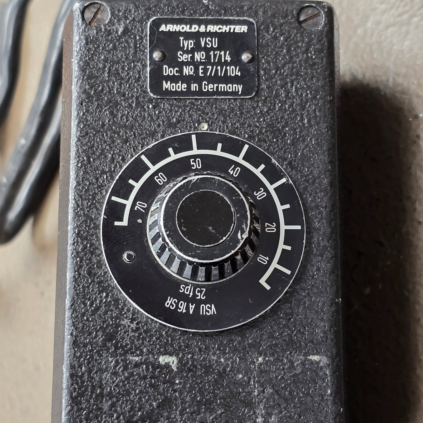 Arri VSU Speed Control for Arri cameras S# 1714