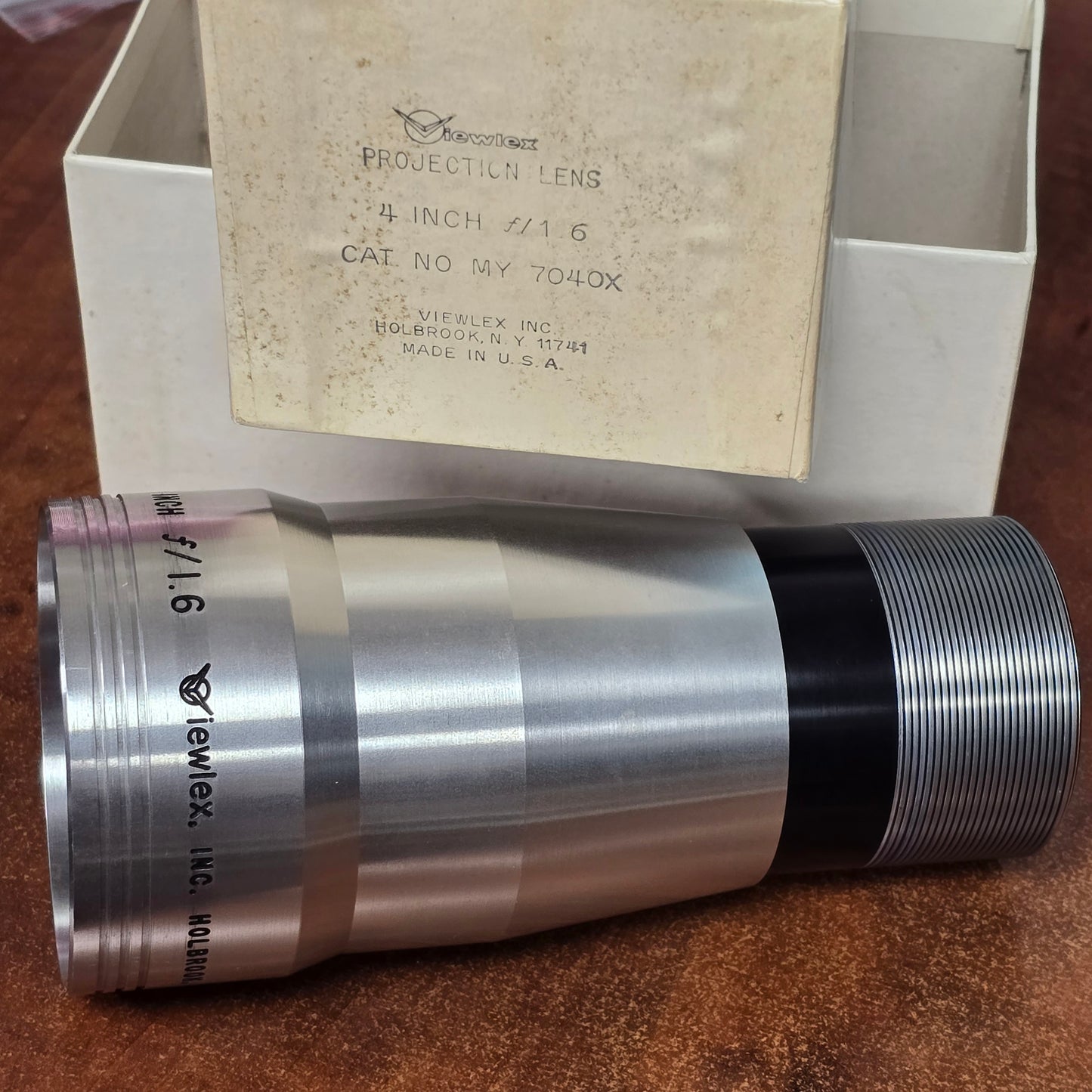 VIEWLEX Inc. 4" 100mm f/1.6 16mm Projector Lens for Bell & Howell & more