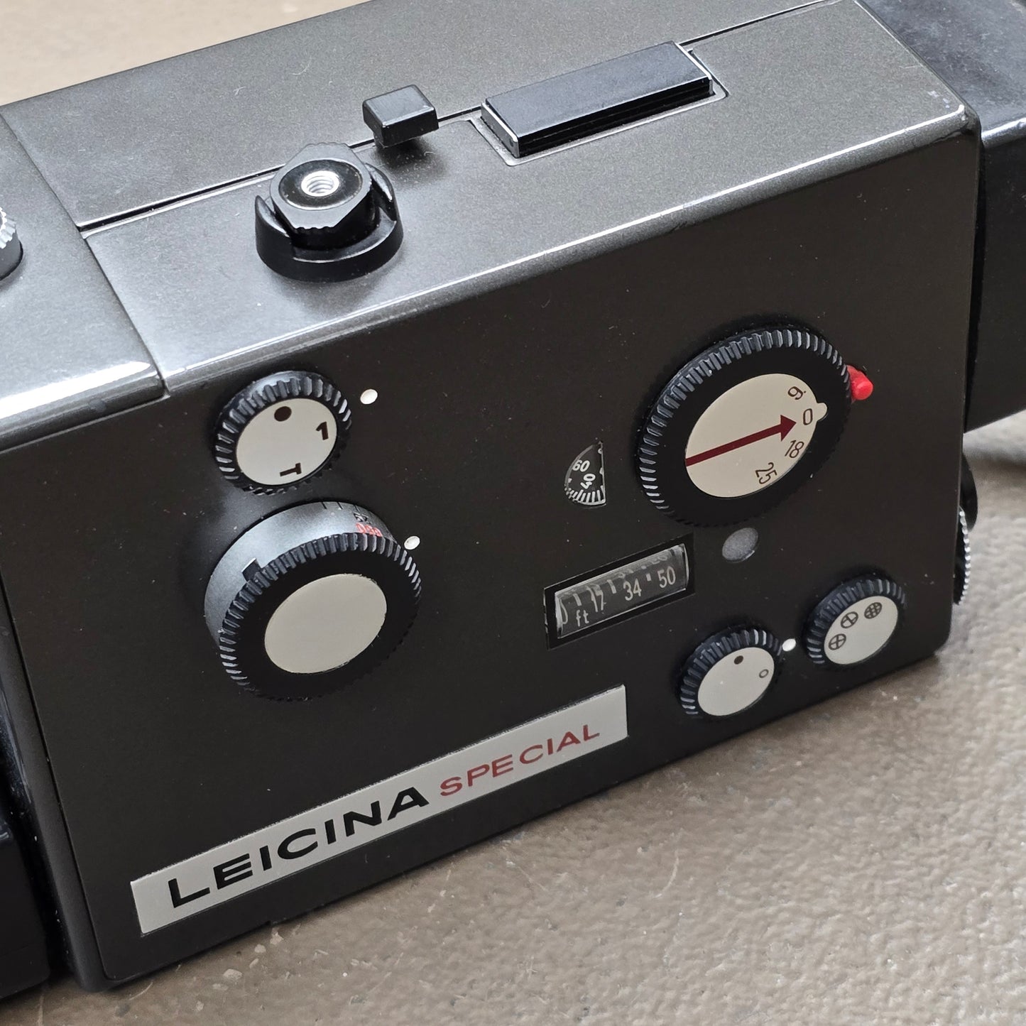 Leicina Special Super 8mm Camera S# 083417 with Optivaron 6-66mm Zoom lens S# 12424960