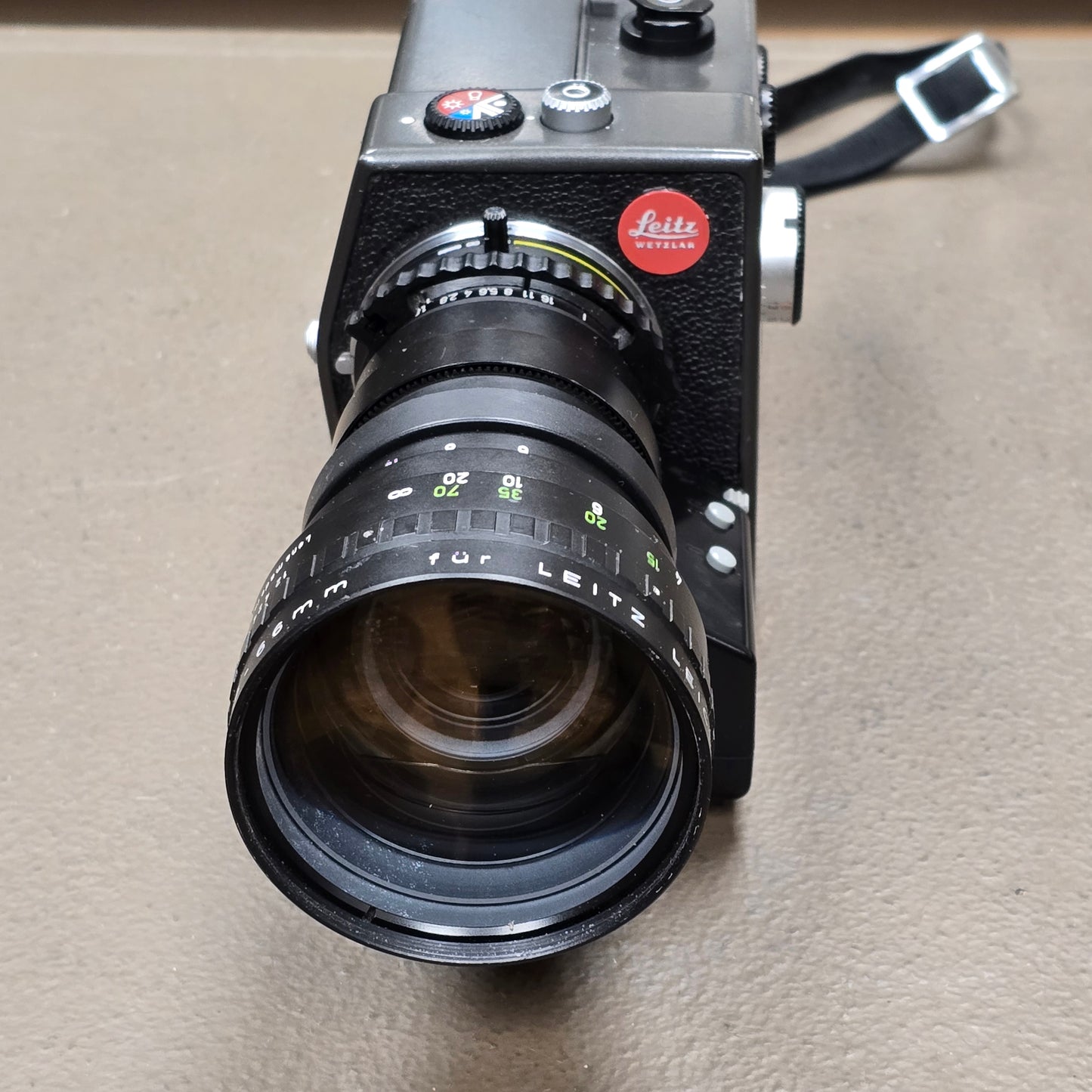 Leicina Special Super 8mm Camera S# 083417 with Optivaron 6-66mm Zoom lens S# 12424960