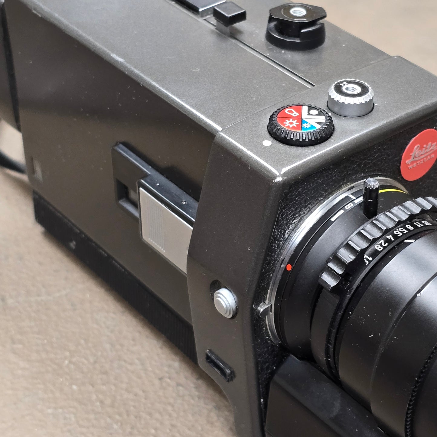 Leicina Special Super 8mm Camera S# 083417 with Optivaron 6-66mm Zoom lens S# 12424960