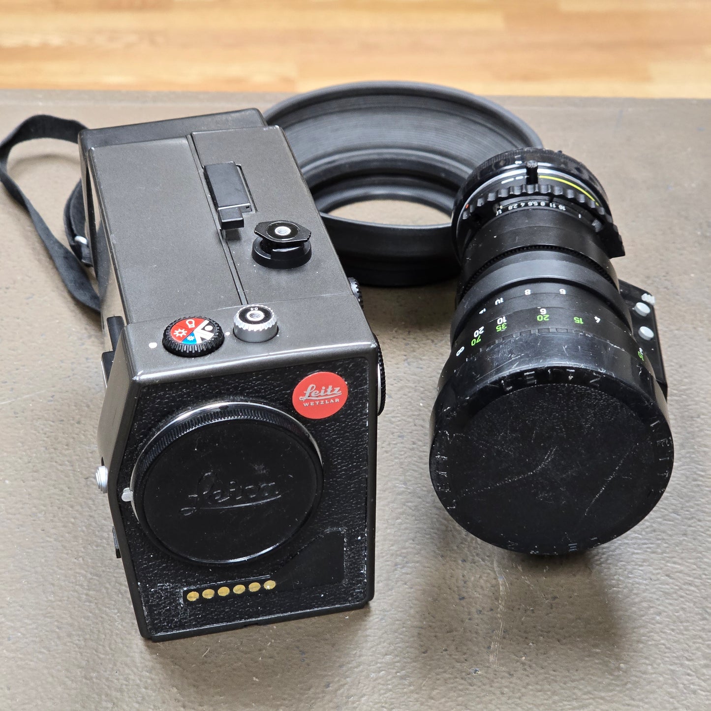 Leicina Special Super 8mm Camera S# 083417 with Optivaron 6-66mm Zoom lens S# 12424960