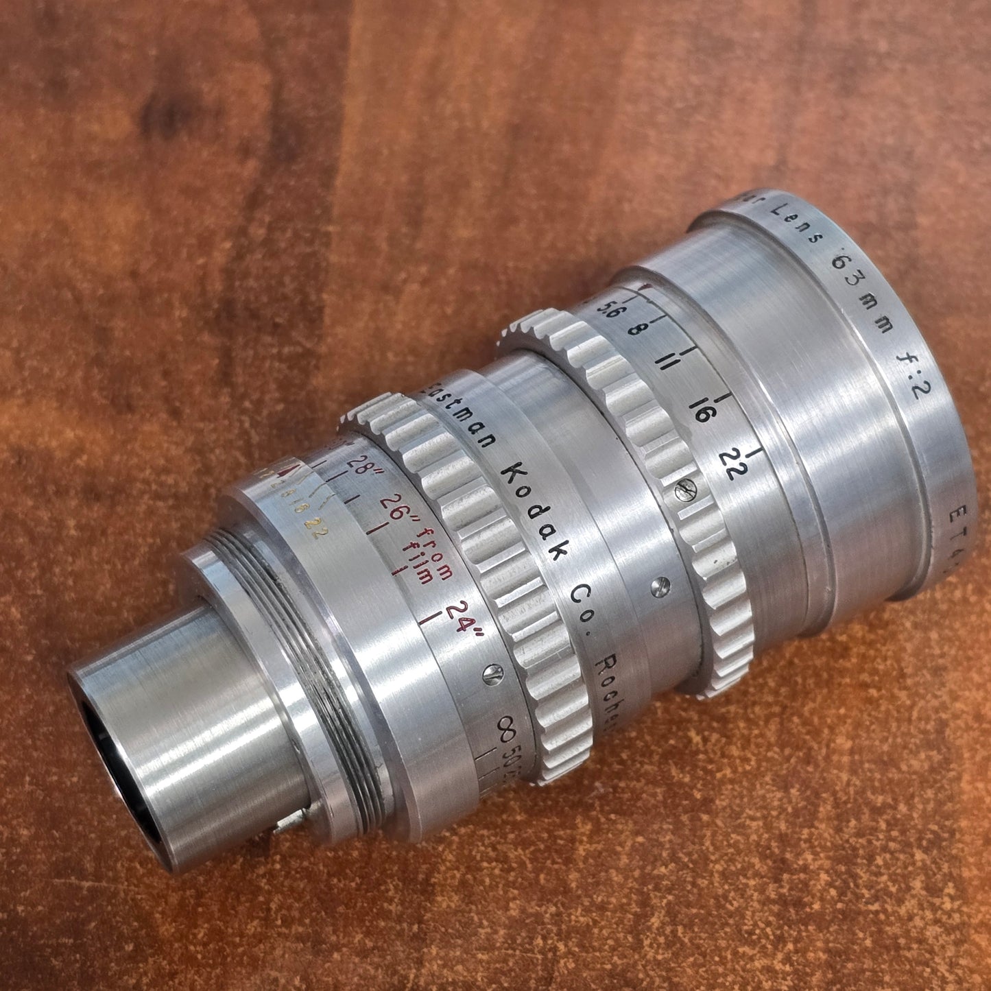 Kodak Cine Ektar 63mm f2 S-Mount Lens S# ET401