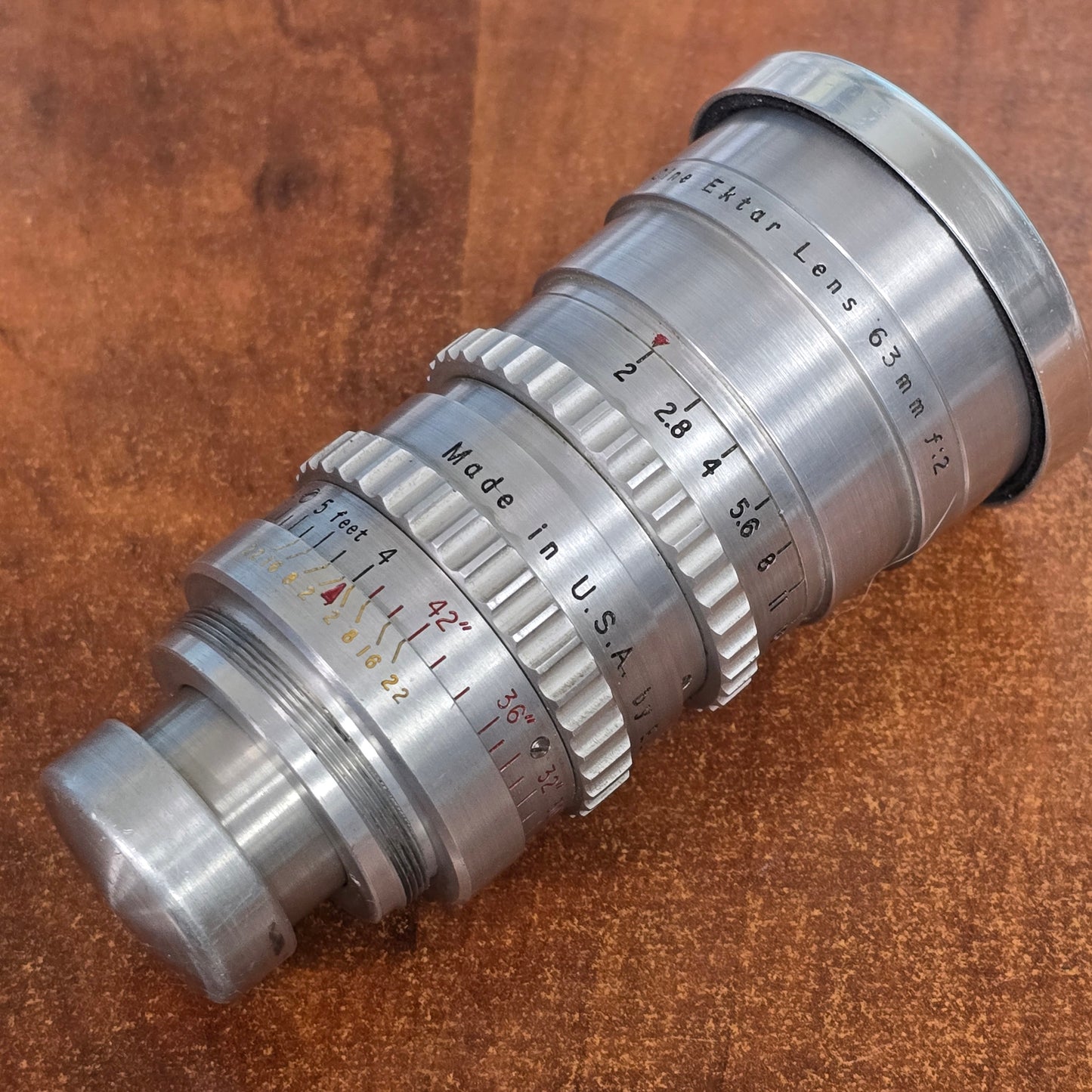 Kodak Cine Ektar 63mm f2 S-Mount Lens S# ET401