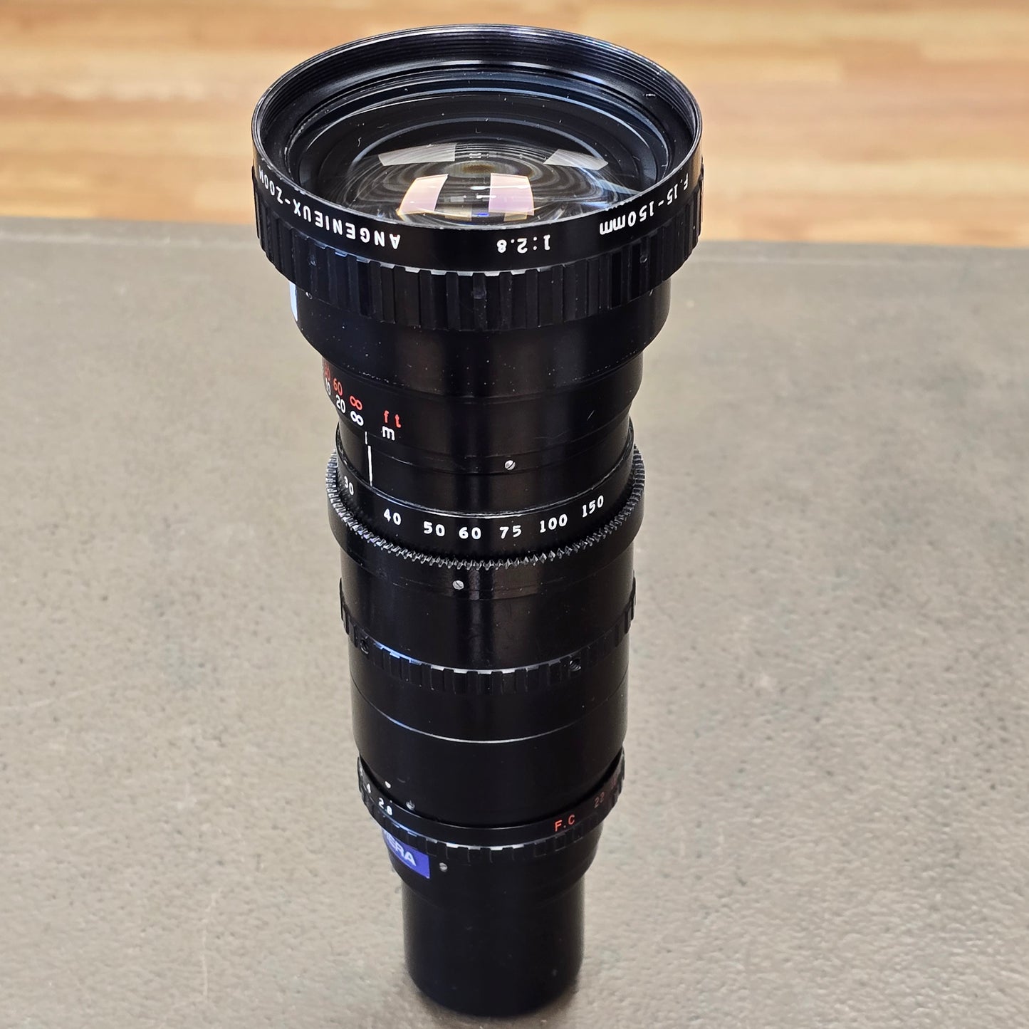 Angenieux 15-150mm f2.8 Type 10x15B C-Mount Zoom Lens S# 1167189