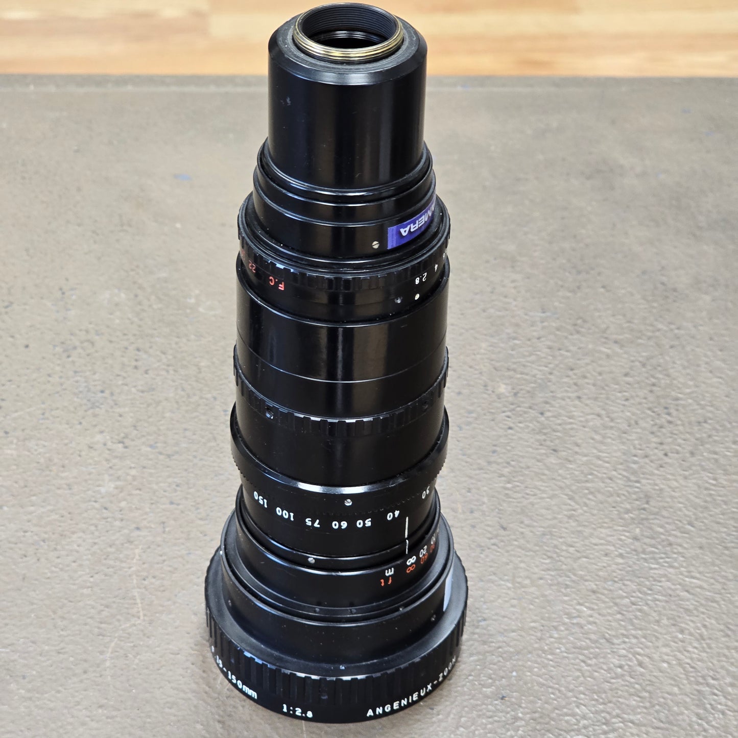 Angenieux 15-150mm f2.8 Type 10x15B C-Mount Zoom Lens S# 1167189