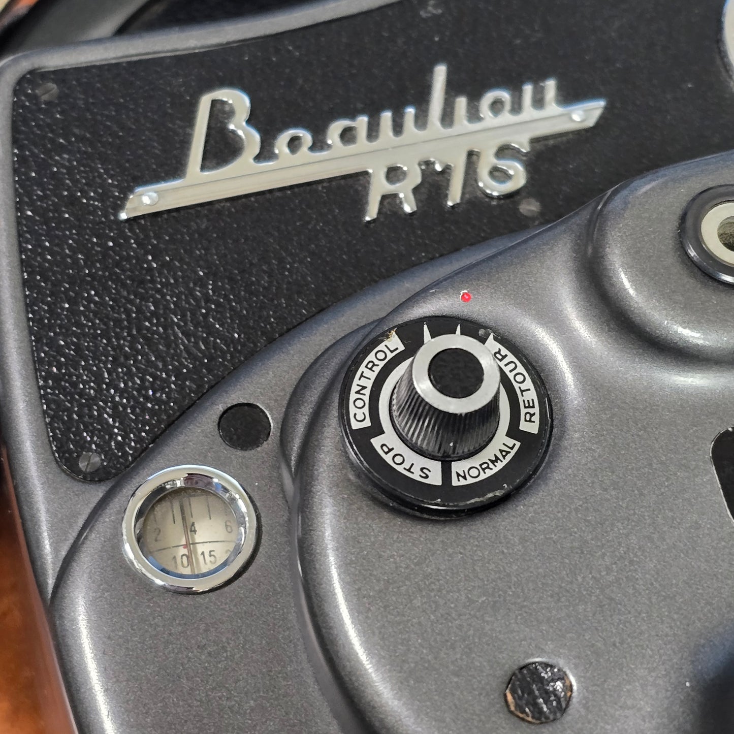 Beaulieu R-16 Decal for Master Switch Knob ( Control/Stop/Normal/Retour )