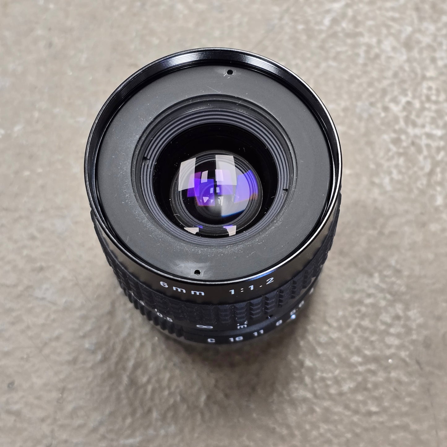 Ricoh 6mm F1.2 TV C-Mount Lens S# 481540