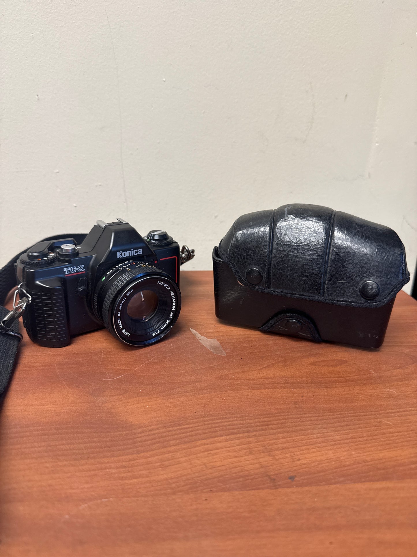 KONICA TC-X VINTAGE FILM CAMERA -HEXANON AR 50MM 1.8