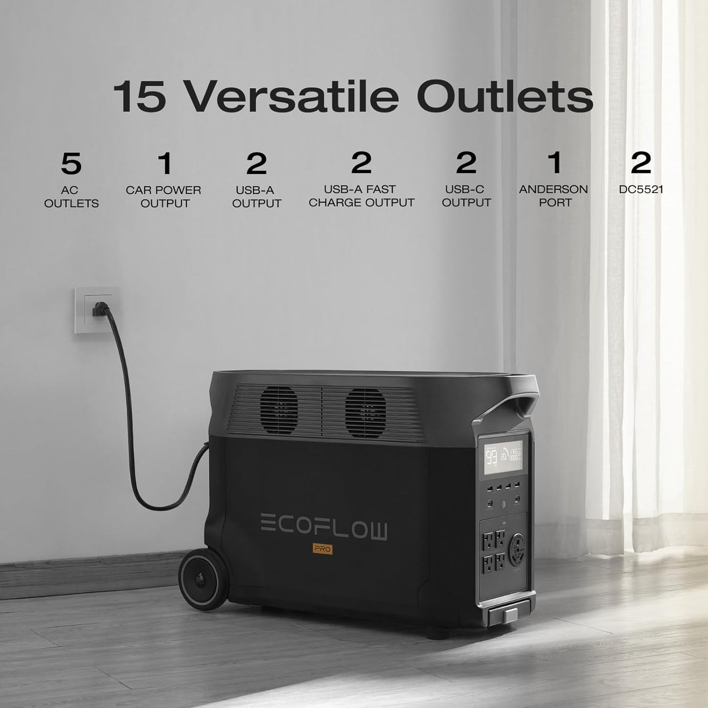 ECOFLOW DELTA Pro Portable Power Station 3600Wh