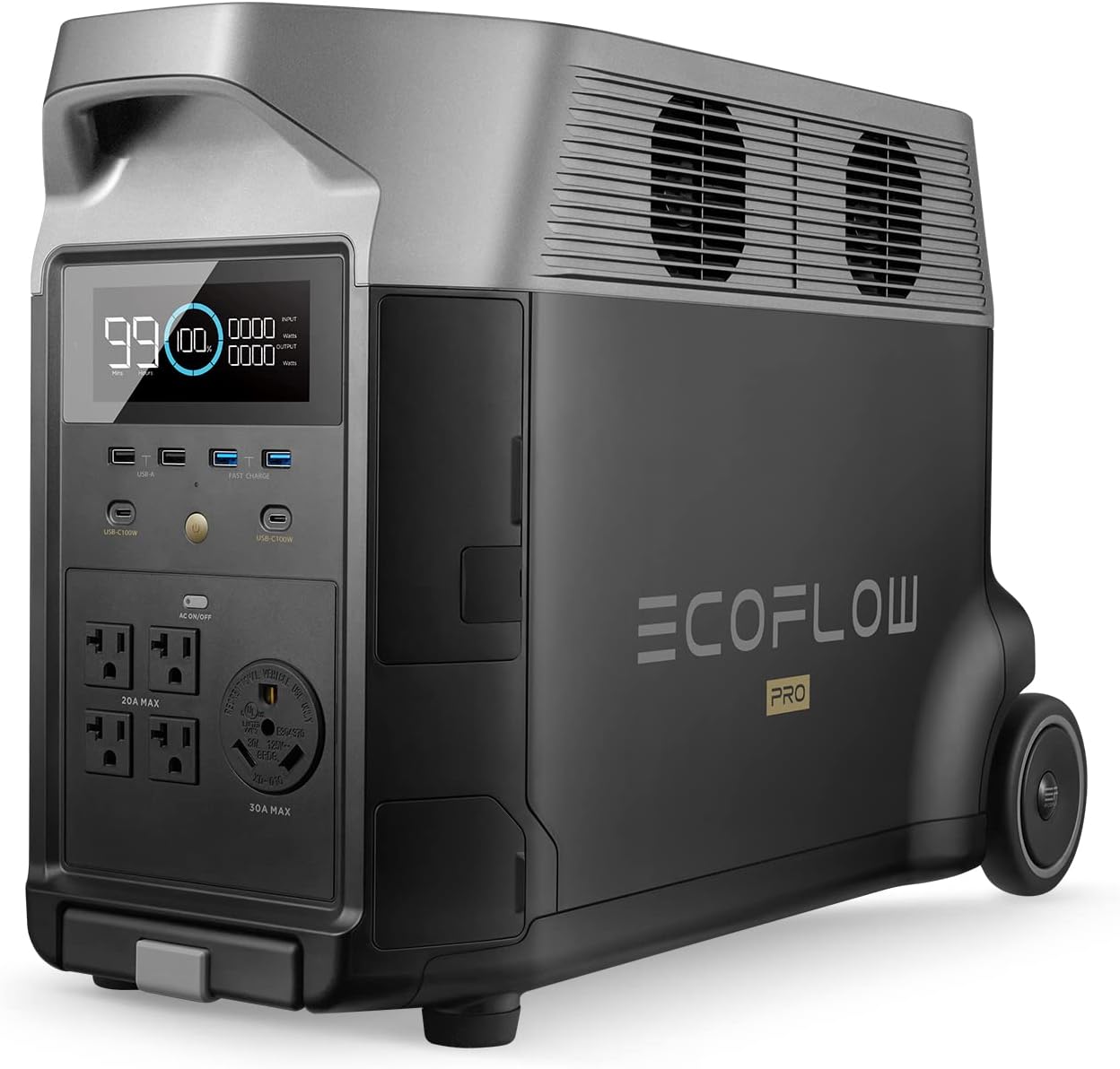 ECOFLOW DELTA Pro Portable Power Station 3600Wh