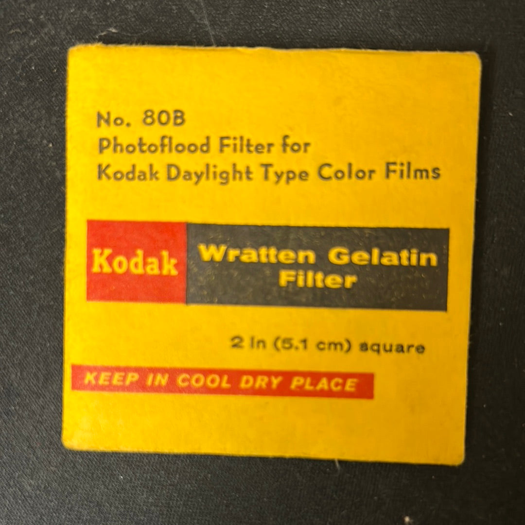 Kodak Wratten Gel Filter (No.80B) 2" x 2"