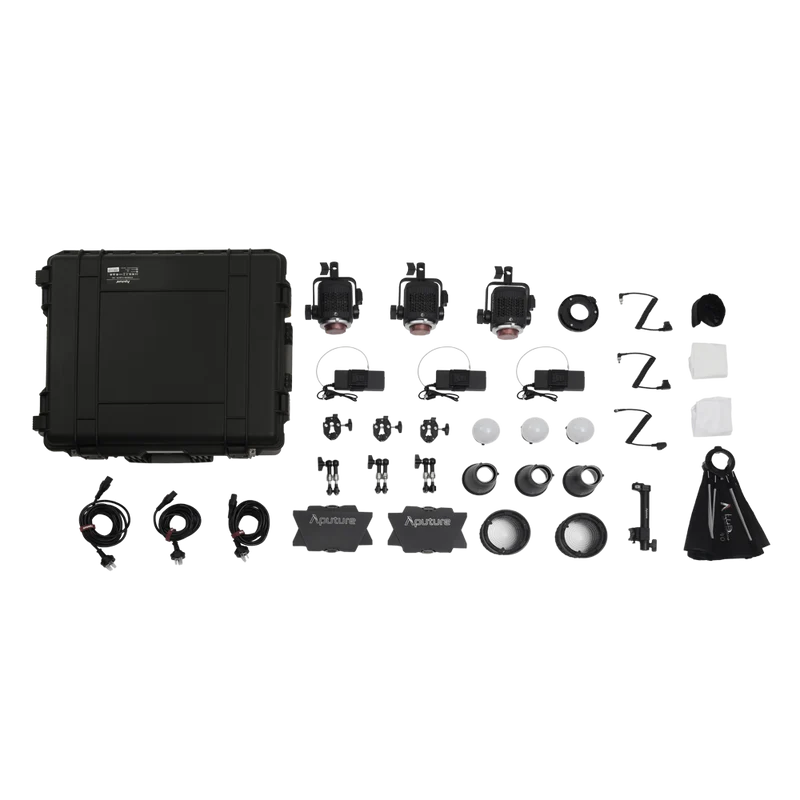 Aputure Storm 80c LED Monolight 3-Light Kit