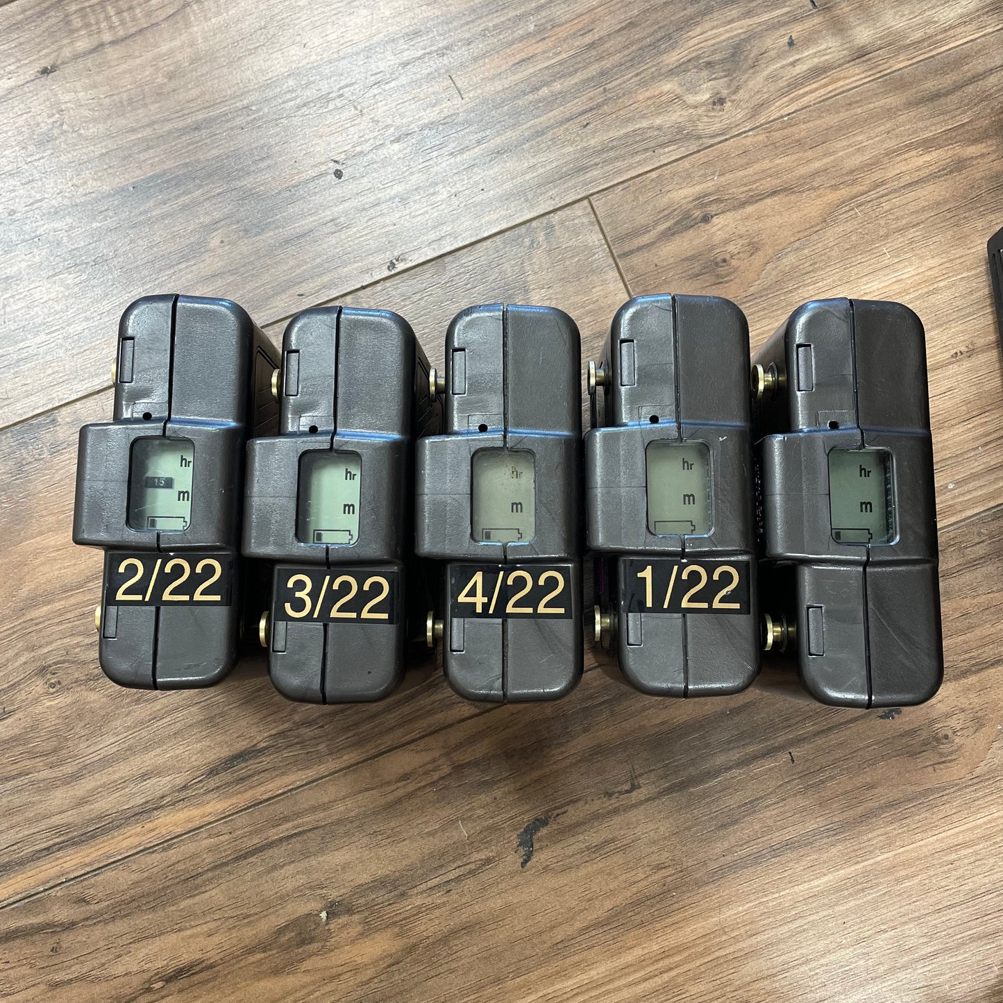 Anton Bauer Gold Mount Batteries (5) w/ Dual Charger Kit - READ DESCRIPTION