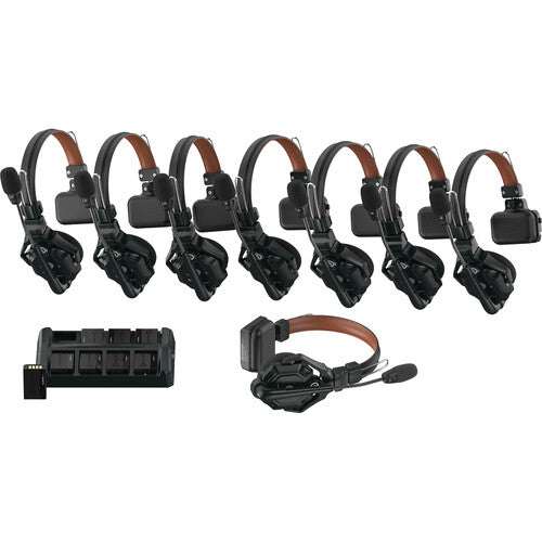 Hollyland Solidcom C1 Pro-8S Full-Duplex ENC Wireless Intercom System with 8 Headsets Kit
