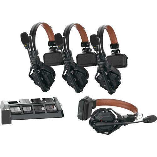 Hollyland Solidcom C1 Pro-8S Full-Duplex ENC Wireless Intercom System with 4 Headsets Kit