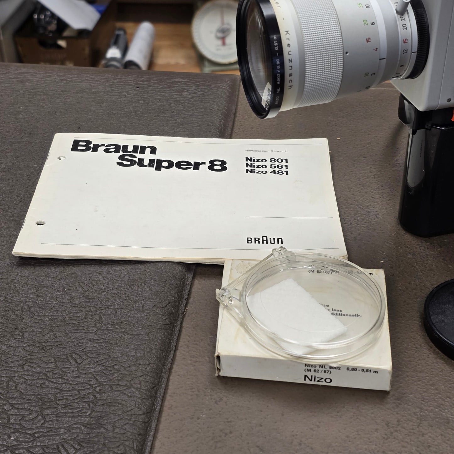 Nizo 801 Super 8mm Camera Package S# 1102763