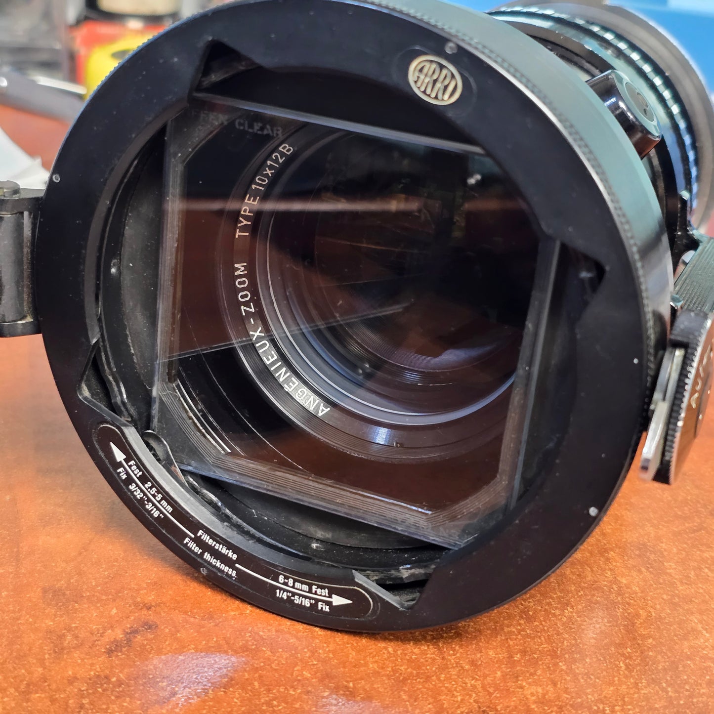 Arriflex 16BL Angenieux 12-120mm T2.1 HEC Coated Zoom Lens Type 10x12B in Blimp Housing S# 1445610