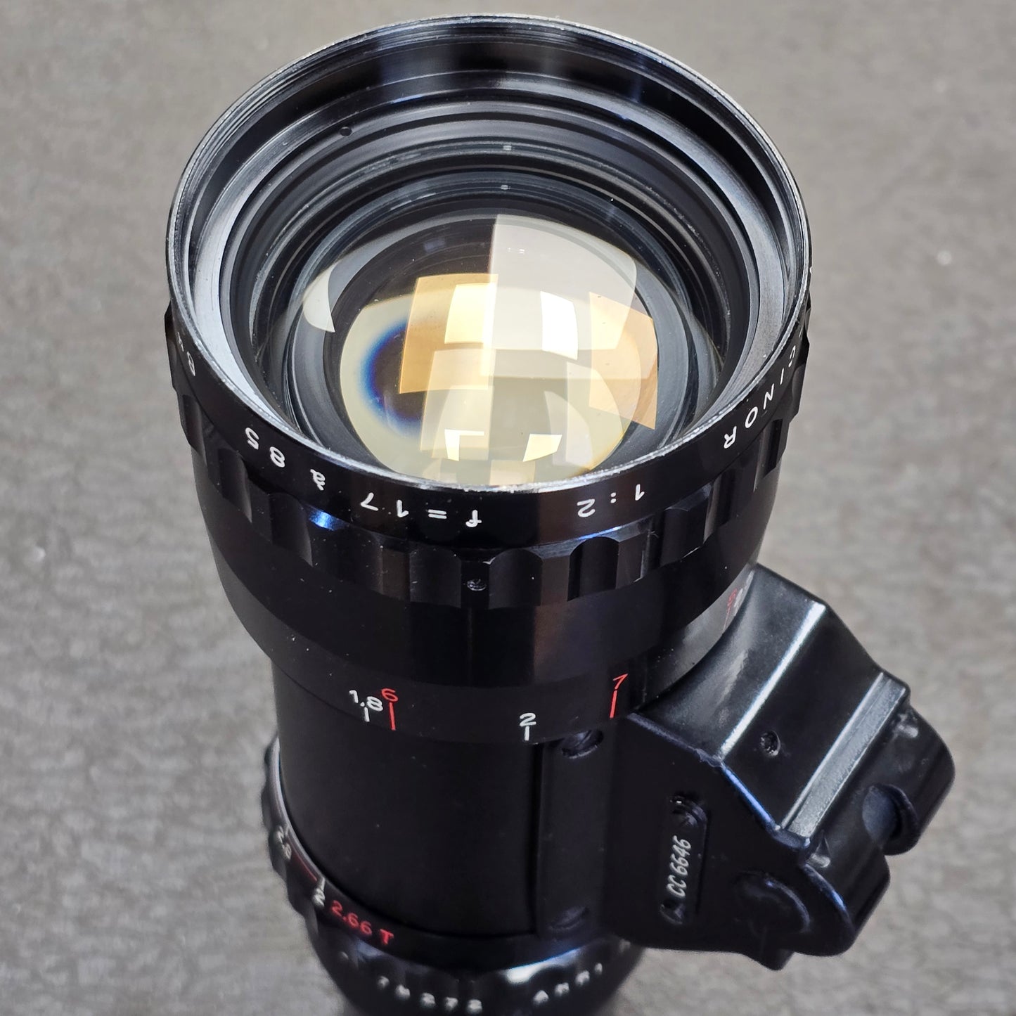 Som Berthiot Paris Pan Cinor 17-85mm t/2.66 Arri Standard Mount Zoom Lens S# CC 6646