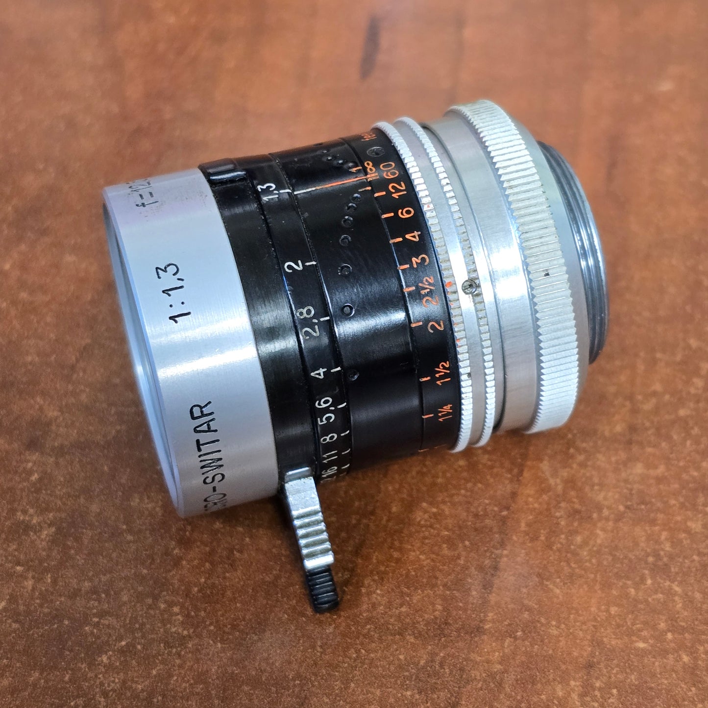 Macro Switar 12.5mm f1.3 H8 RX C-Mount Preset Lens S# 870127