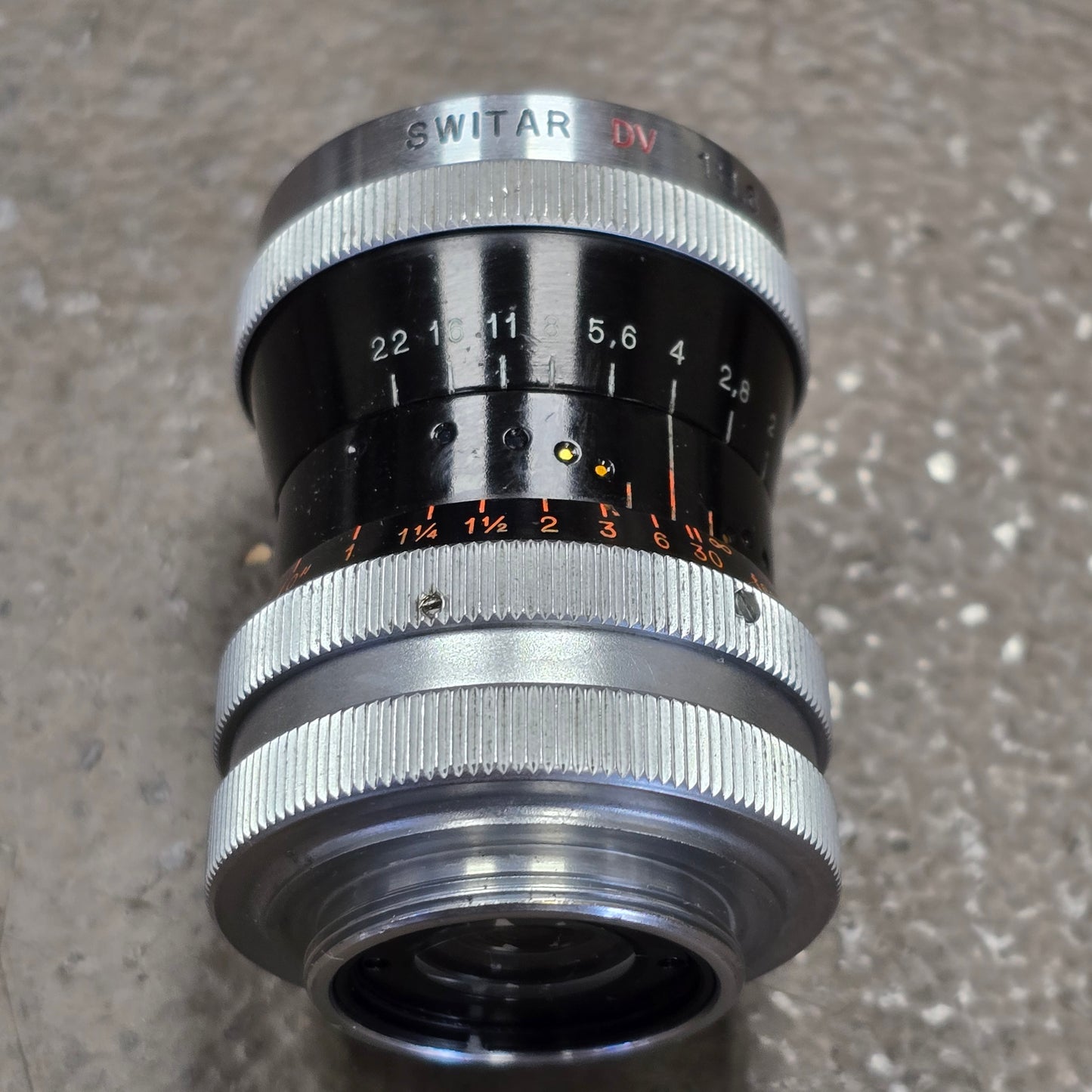 Switar DV 10mm f1.6 AR C-Mount Lens S# 315542