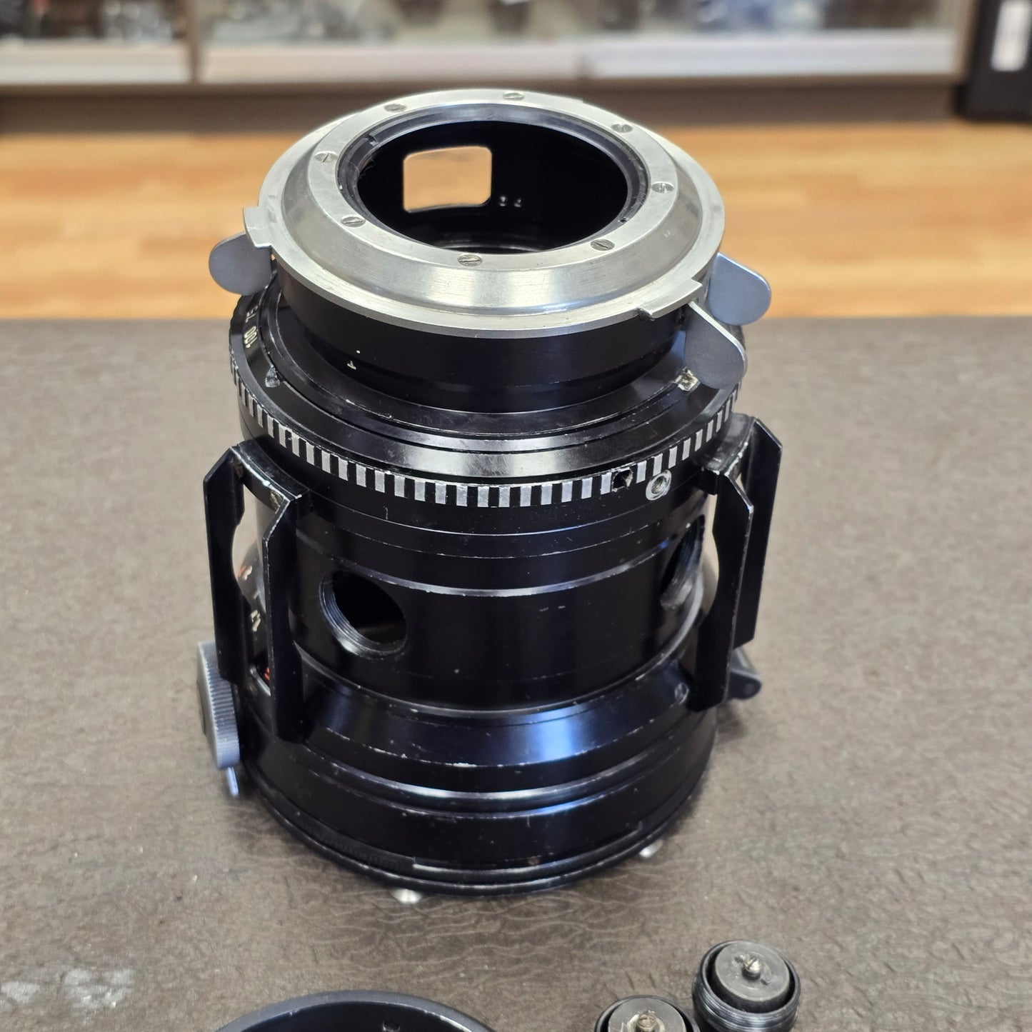 Arriflex 16BL Blimp Housing for Zeiss 10-100mm Lens with Lens Collar