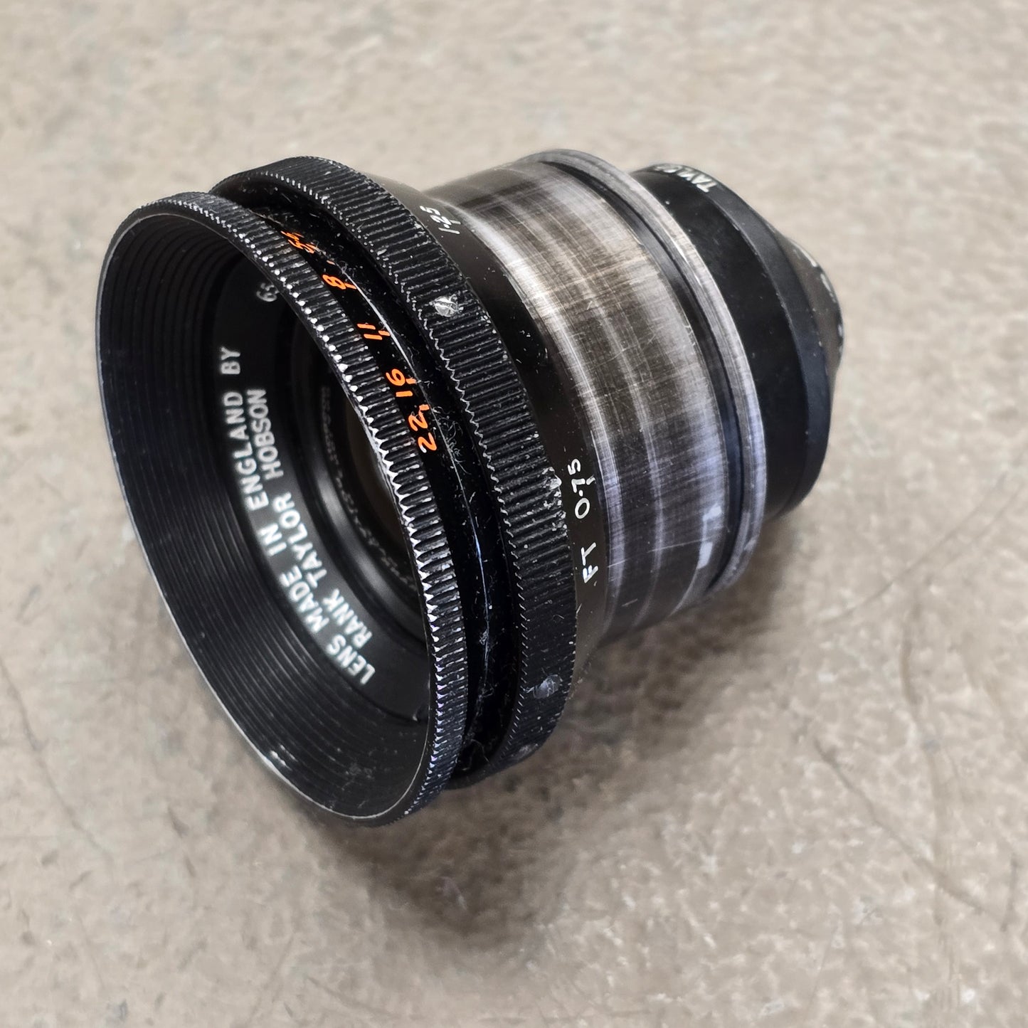 Cooke Kinetal 9mm T2 / f1.9 Arri Standard Mount lens S# 651877