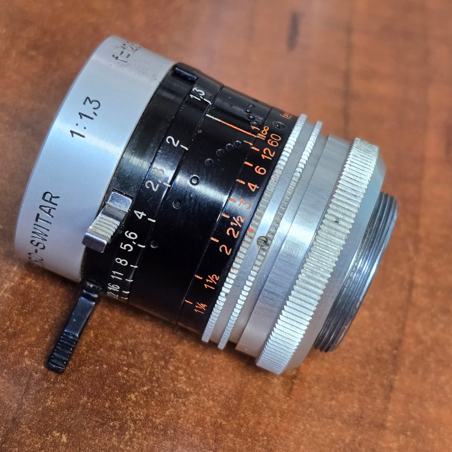 Macro Switar 12.5mm f1.3 H8 RX C-Mount Preset Lens S# 870127