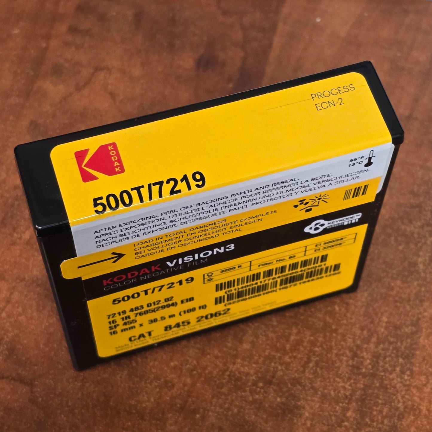 KODAK 16mm 100' VISION3 500T Color Negative Film 7219