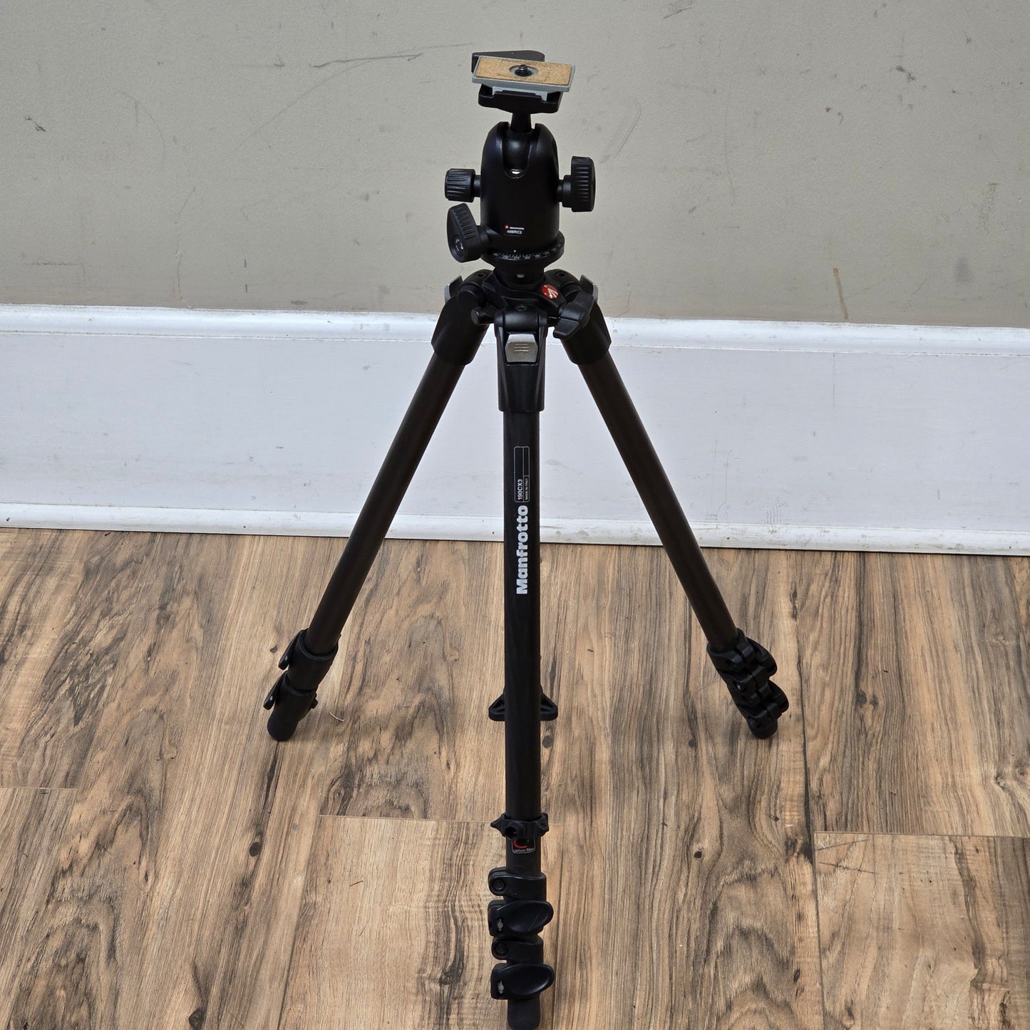 Manfrotto 190CX3 Carbon Fiber Legs with Manfrotto 498RC2 Ball Head