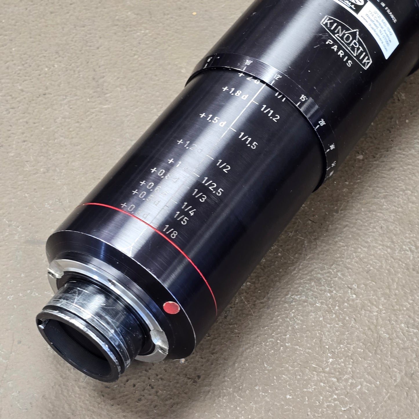 Apochromat Kinoptik Paris 100mm f2 / T2.5 Macro Lens Arri Standard Mount S# 66136