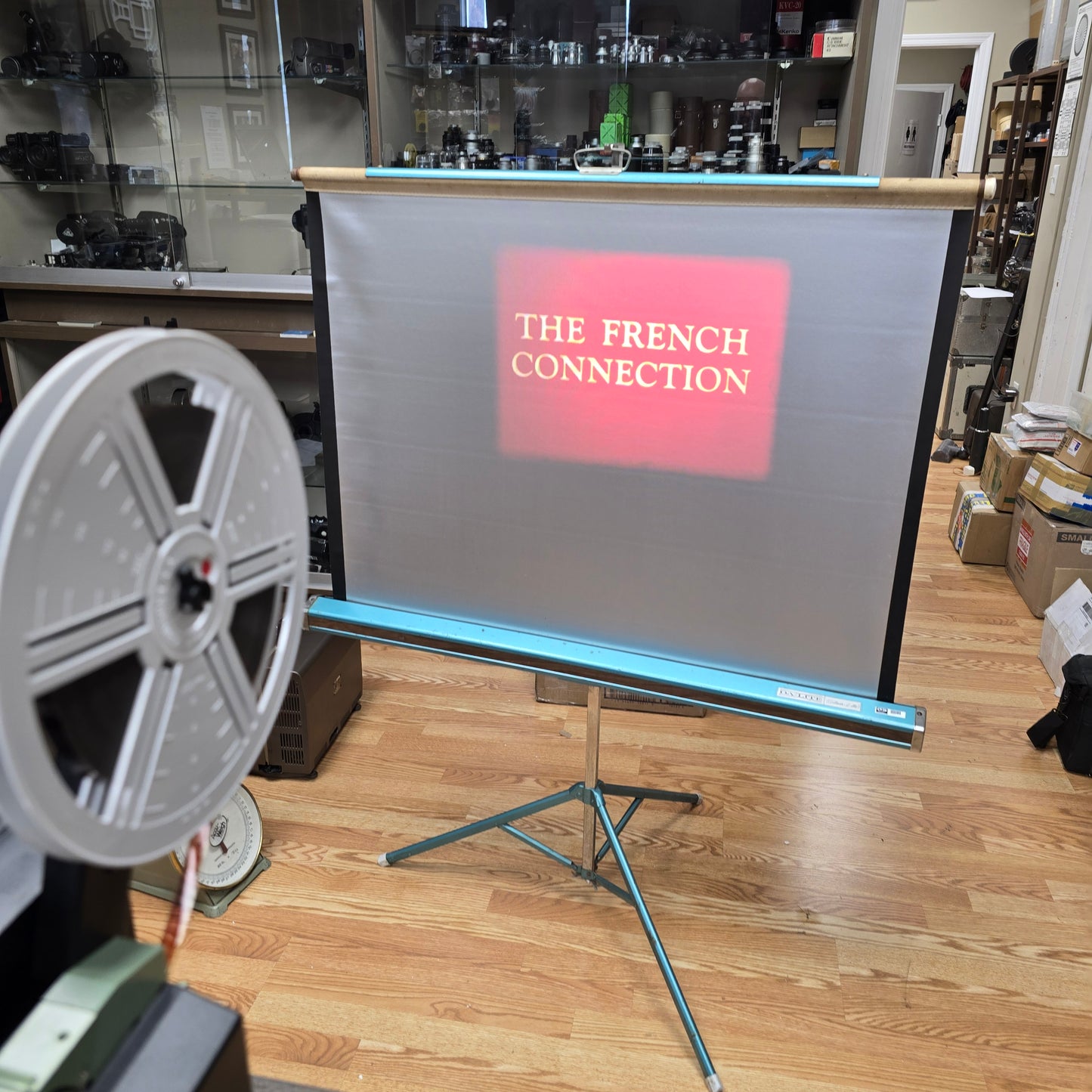 Elmo ST-600 M Super 8mm Sound Projector S# 420093 with Movie Film Promo Reel