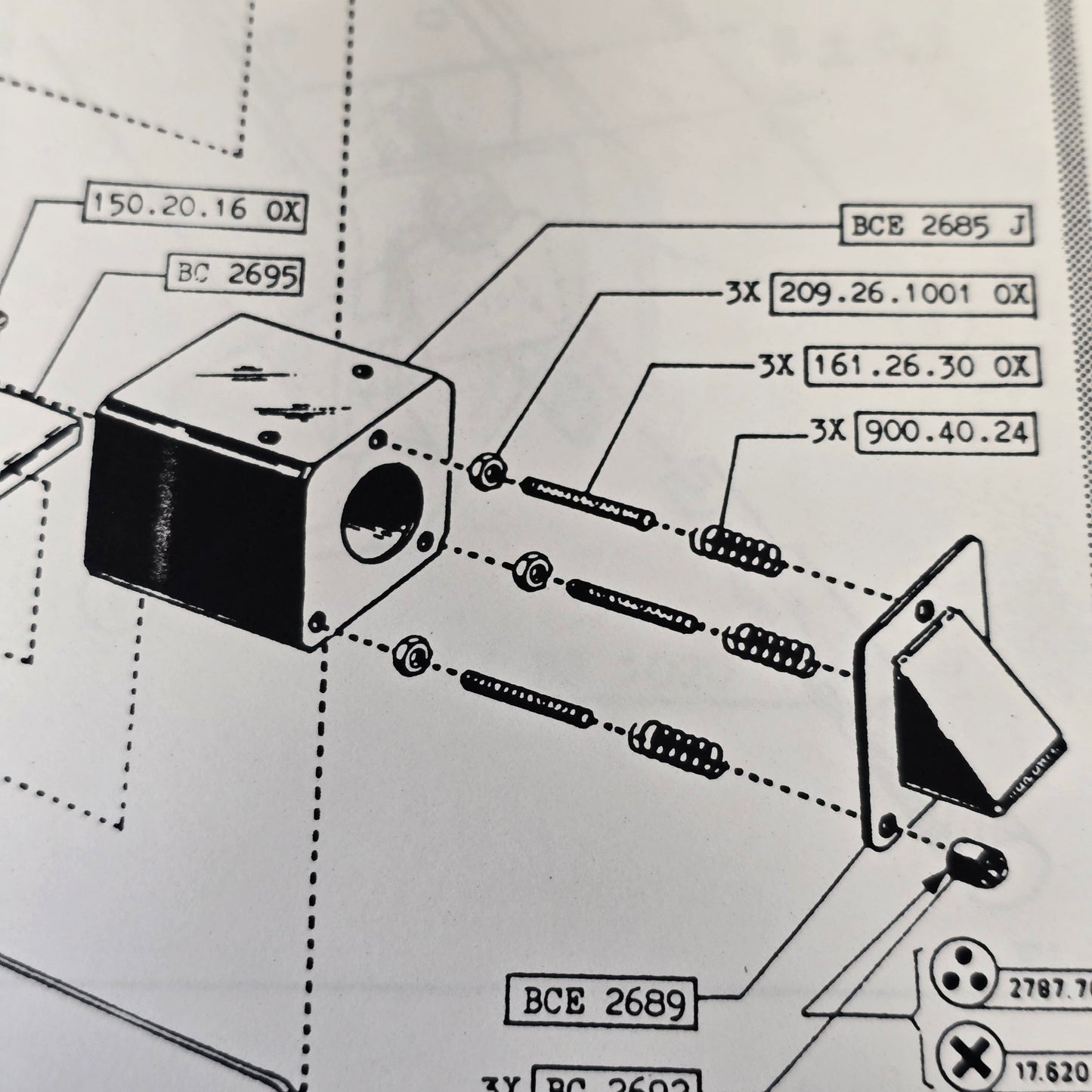 Bolex 10x Viewfinder Front Lens Block BCE 2685 J