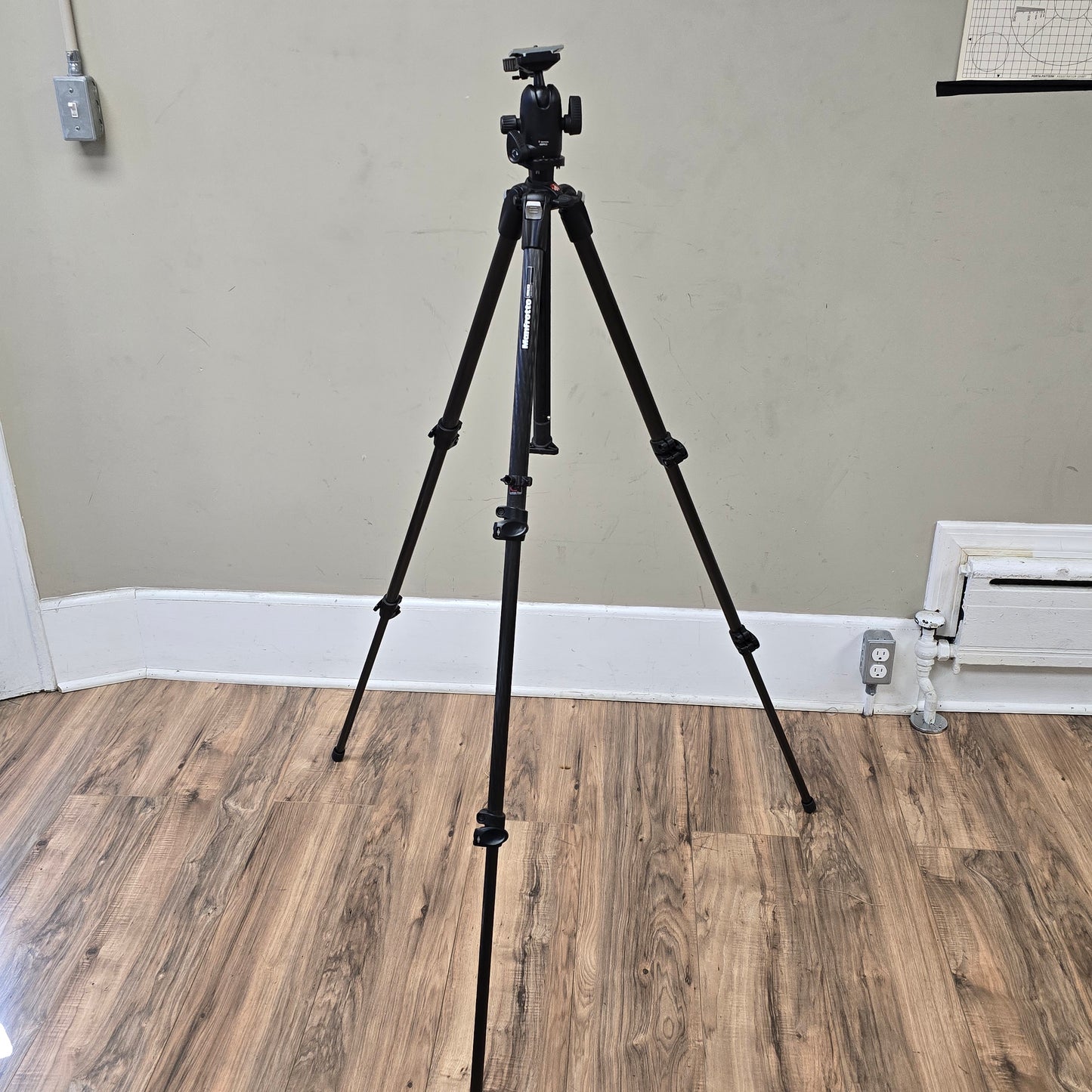 Manfrotto 190CX3 Carbon Fiber Legs with Manfrotto 498RC2 Ball Head