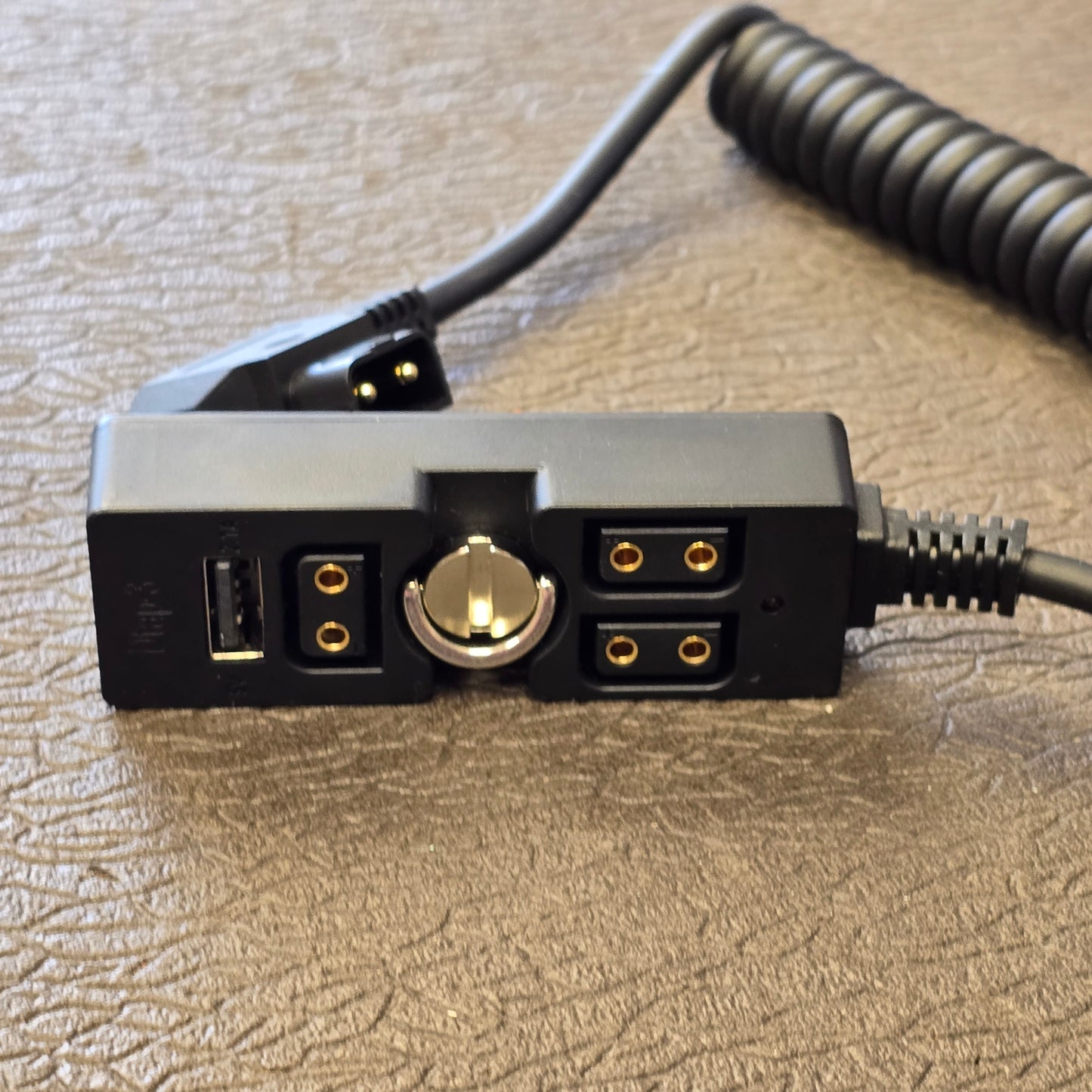 D-Tap 3 Port Splitter Power Cable Hub with USB & Indicator LED