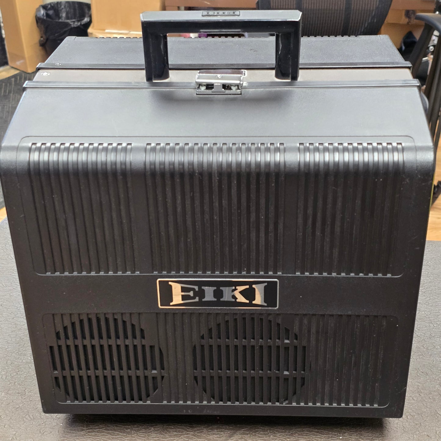 Eiki NT-O 16mm Autoload Sound Projector with Take up reel & Cover S# 21666