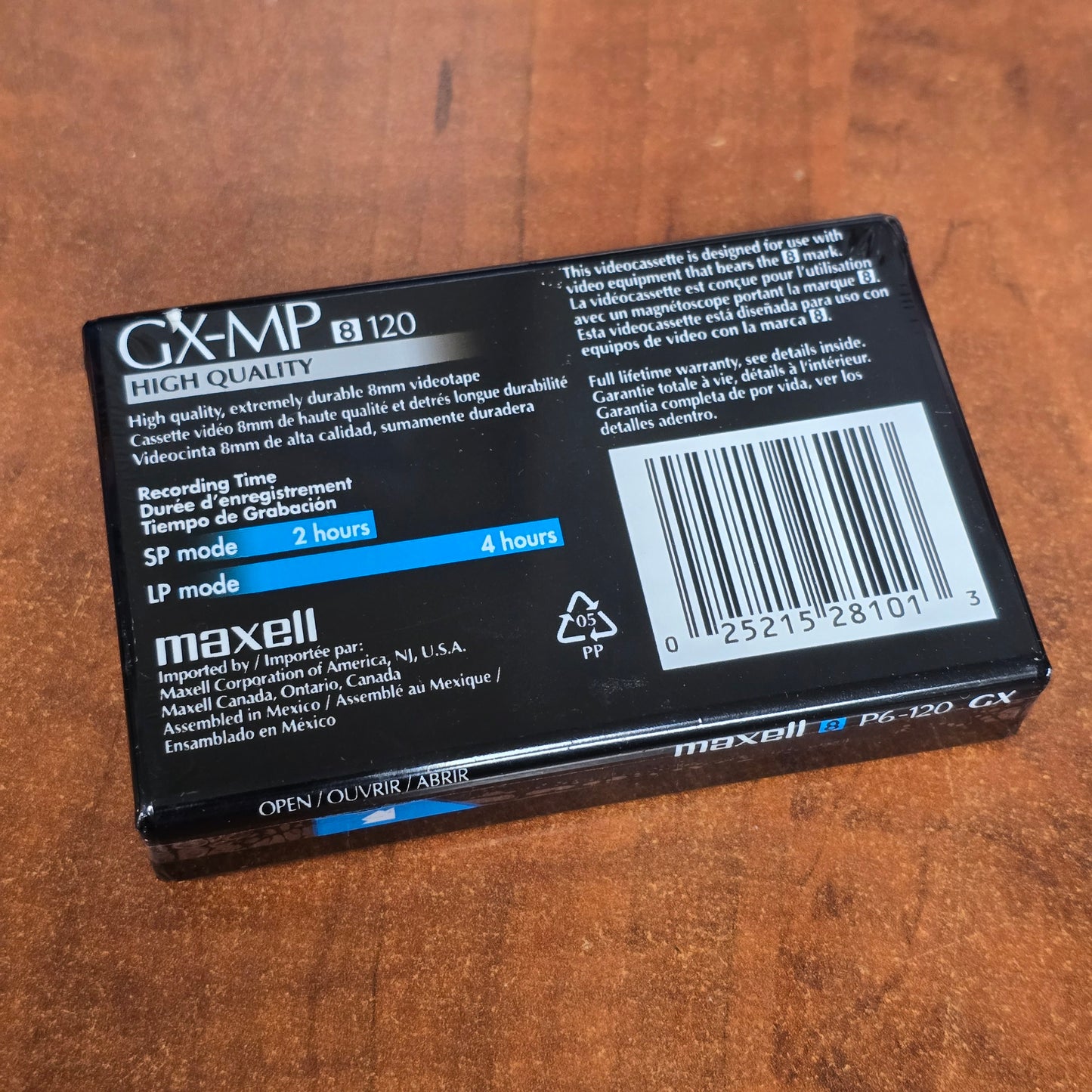 Maxell GX-MP High Quality 120 Hi8