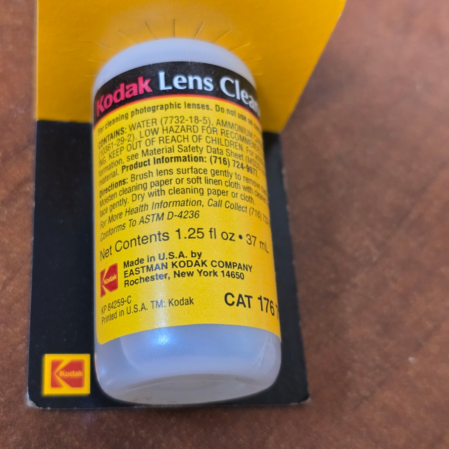 Kodak Lens Cleaner 1.25 Fl oz CAT 176 7136