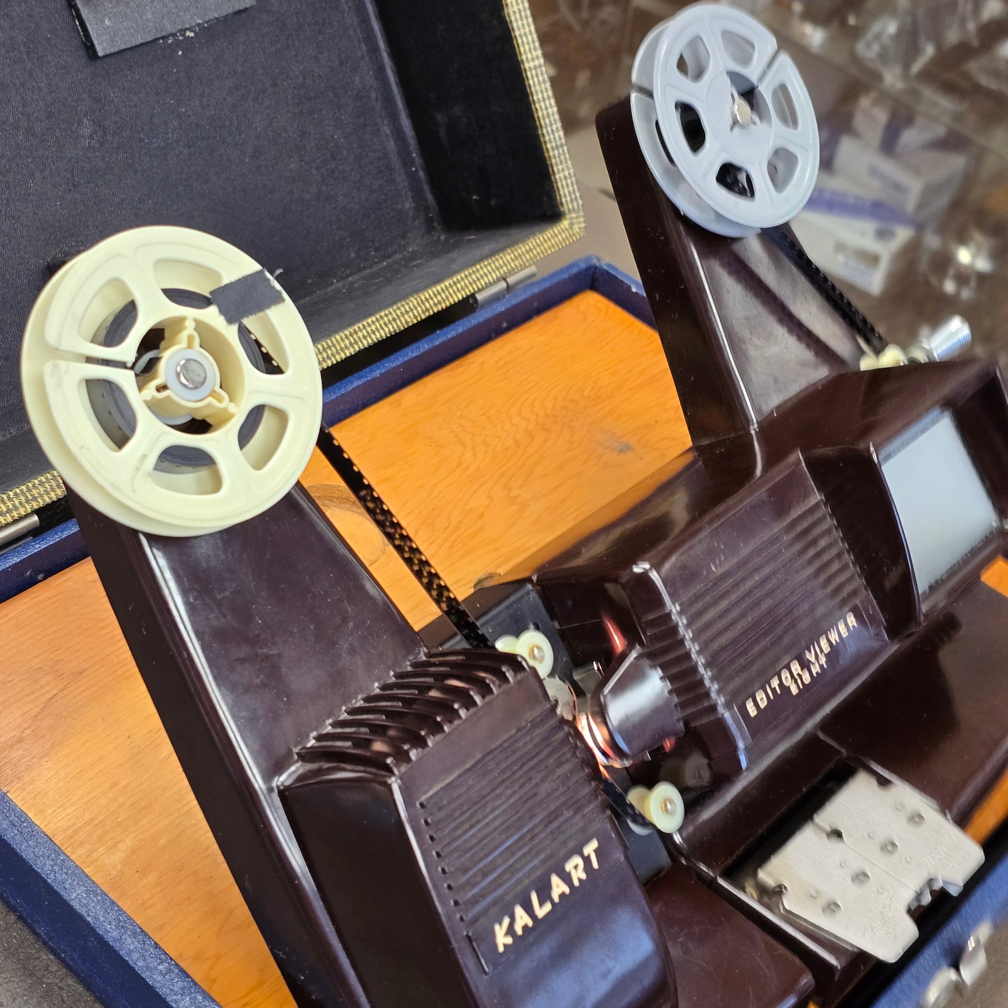 Kalart Editor Viewer Eight Model EV-8 With Carrying Case & Splices