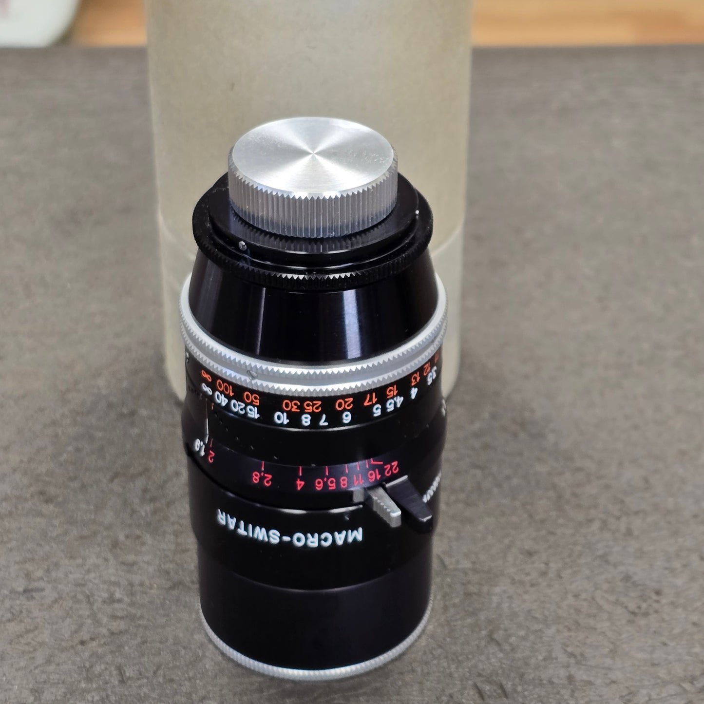 Switar 75mm Macro Preset f1.9 Multicoated C-Mount Telephoto Lens S# 1122331 (New)