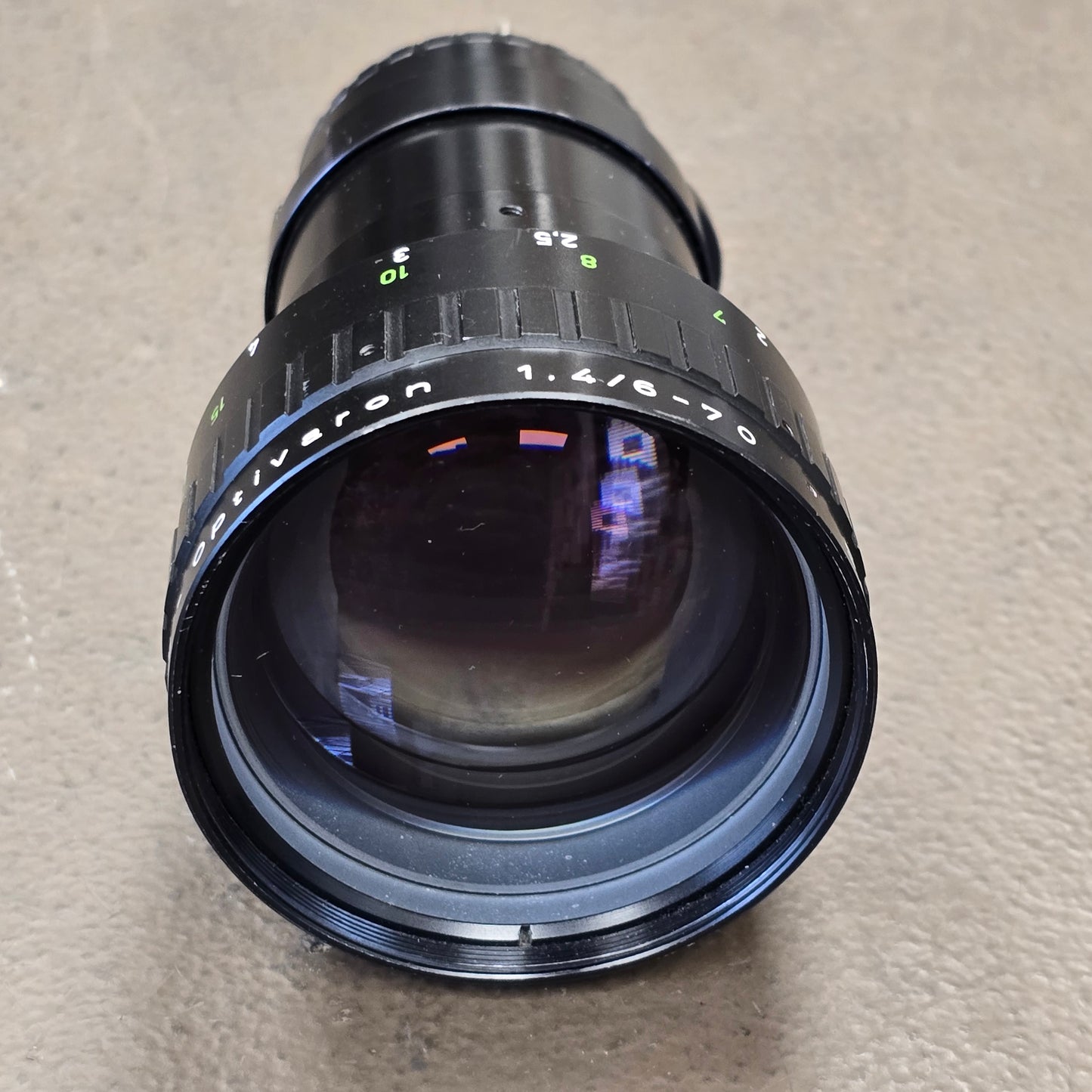 Beaulieu-Optivaron Schneider-Kreuznach 6-70mm f1.4 Macro C-Mount zoom lens for Super 8mm Cameras S# 12870164