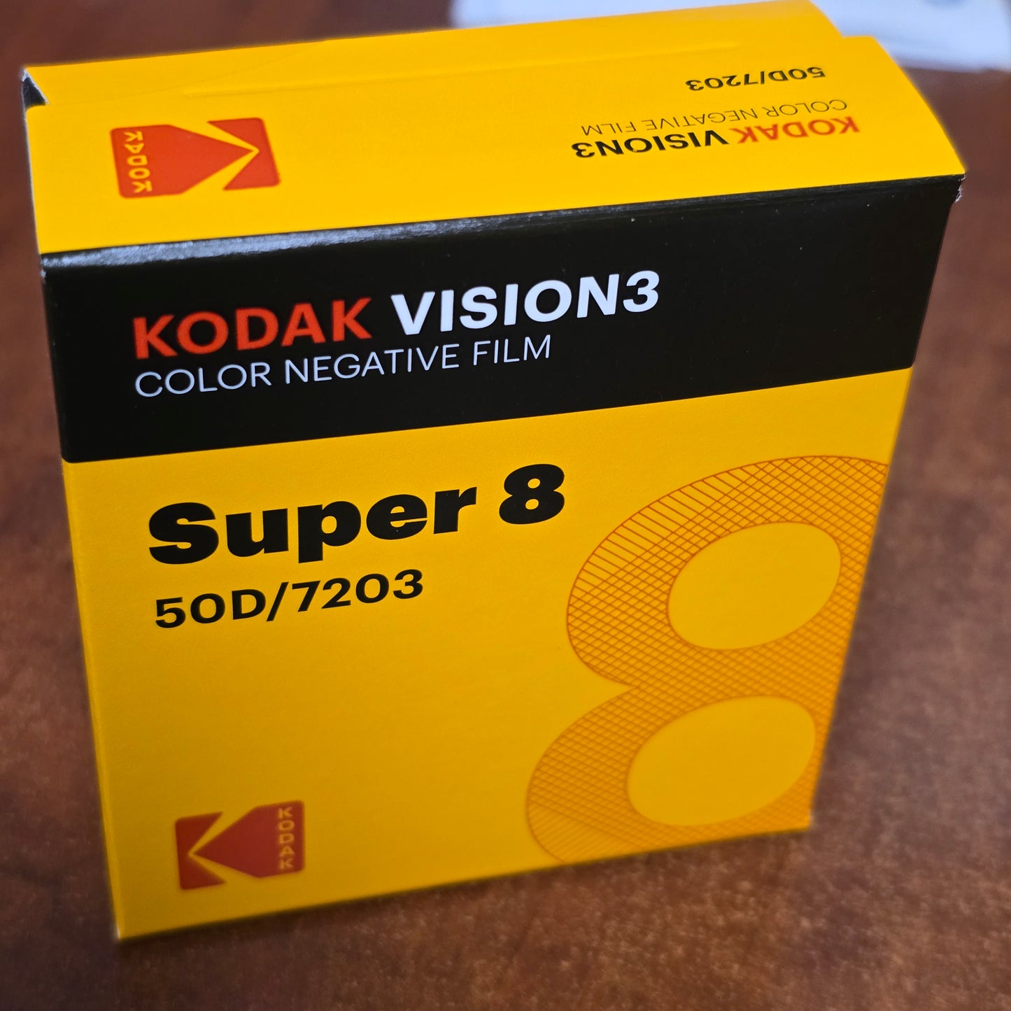 KODAK S8mm 50' VISION3 50D Color Negative Film 7203