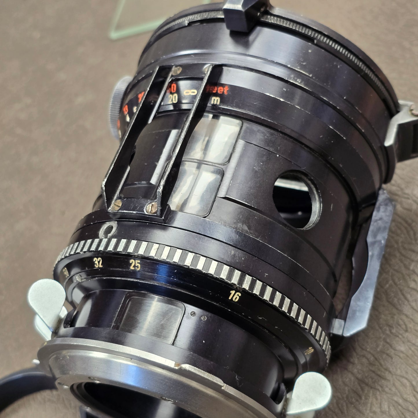 Arriflex 16BL Blimp Housing for Zeiss 10-100mm Lens with Lens Collar