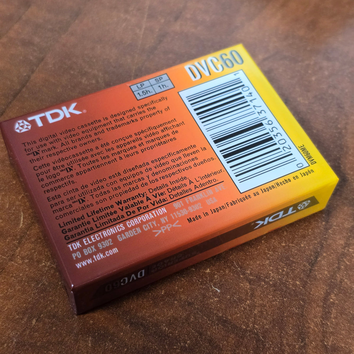 TDK DVM60ME Mini DV Cassette 60 Minutes