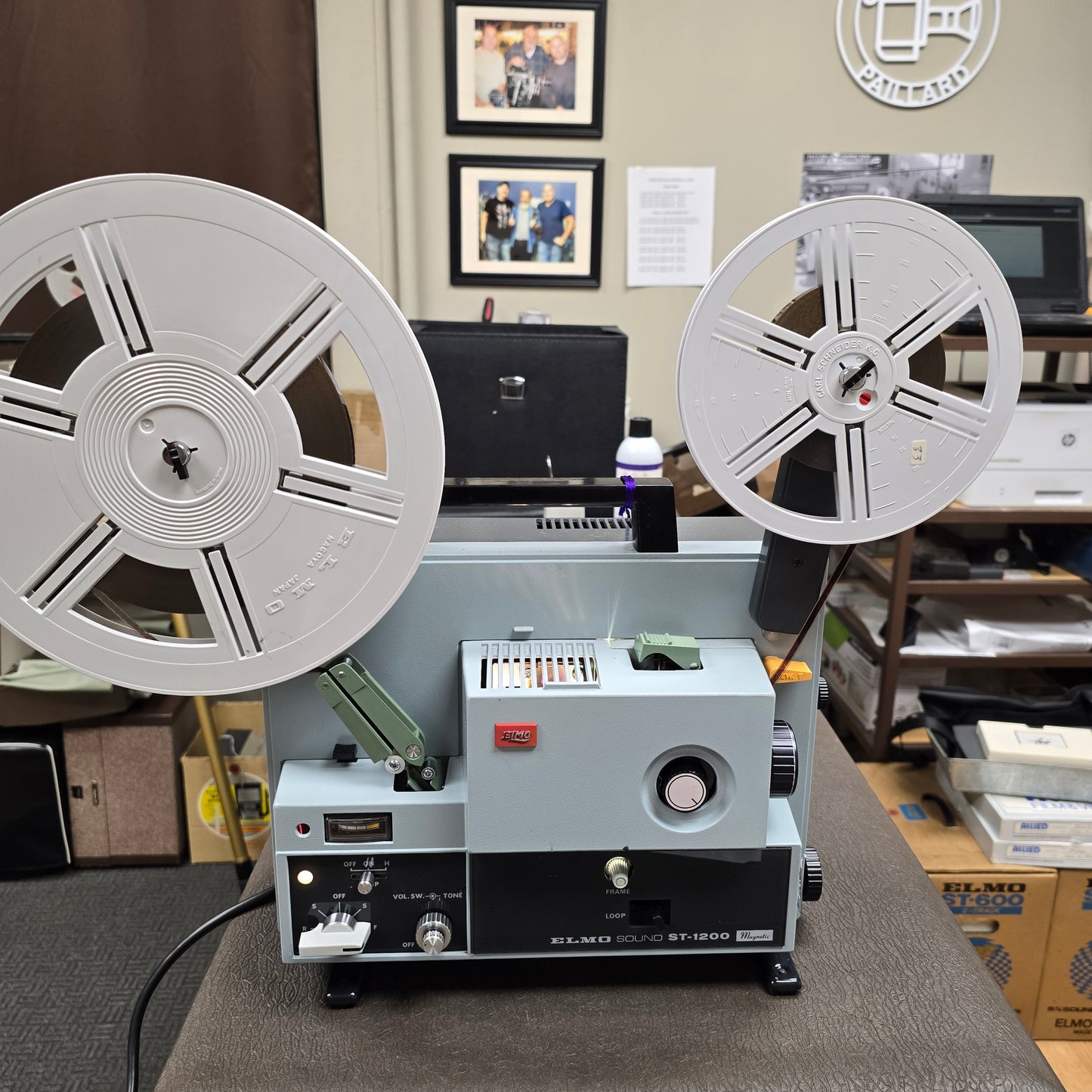 Elmo ST-1200 Magnetic Super 8mm Sound Projector S# 54611