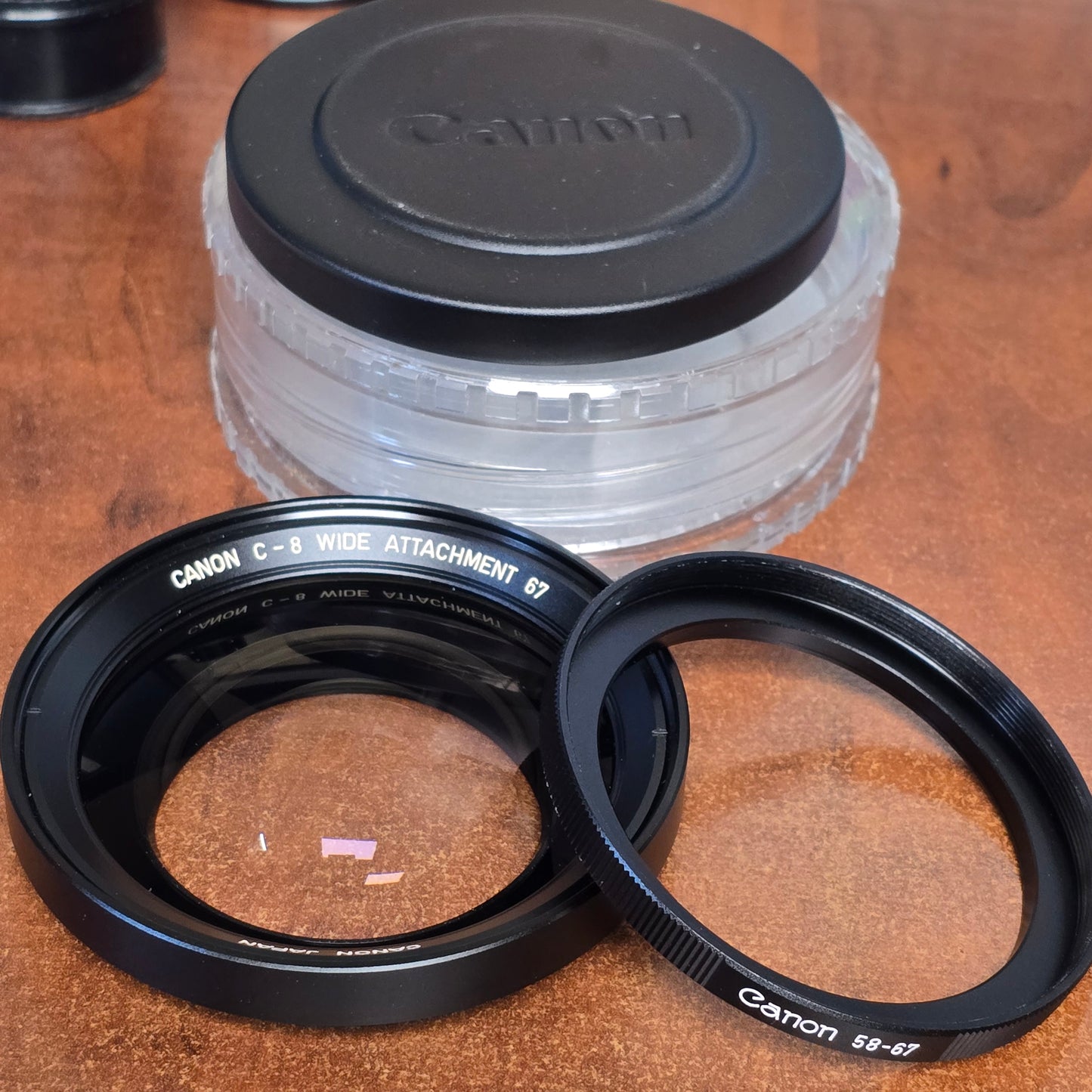 Canon C-8 Wide Angle Attachment 67mm for 814XLS / 1014XLS with Step Up Ring