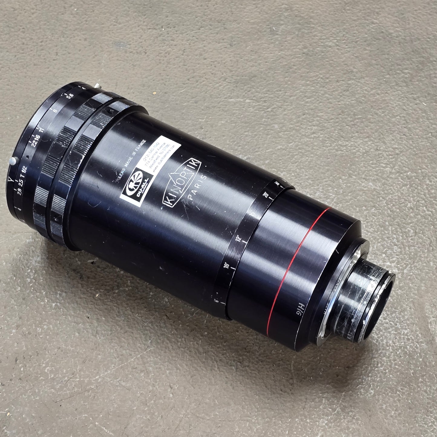 Apochromat Kinoptik Paris 100mm f2 / T2.5 Macro Lens Arri Standard Mount S# 66136