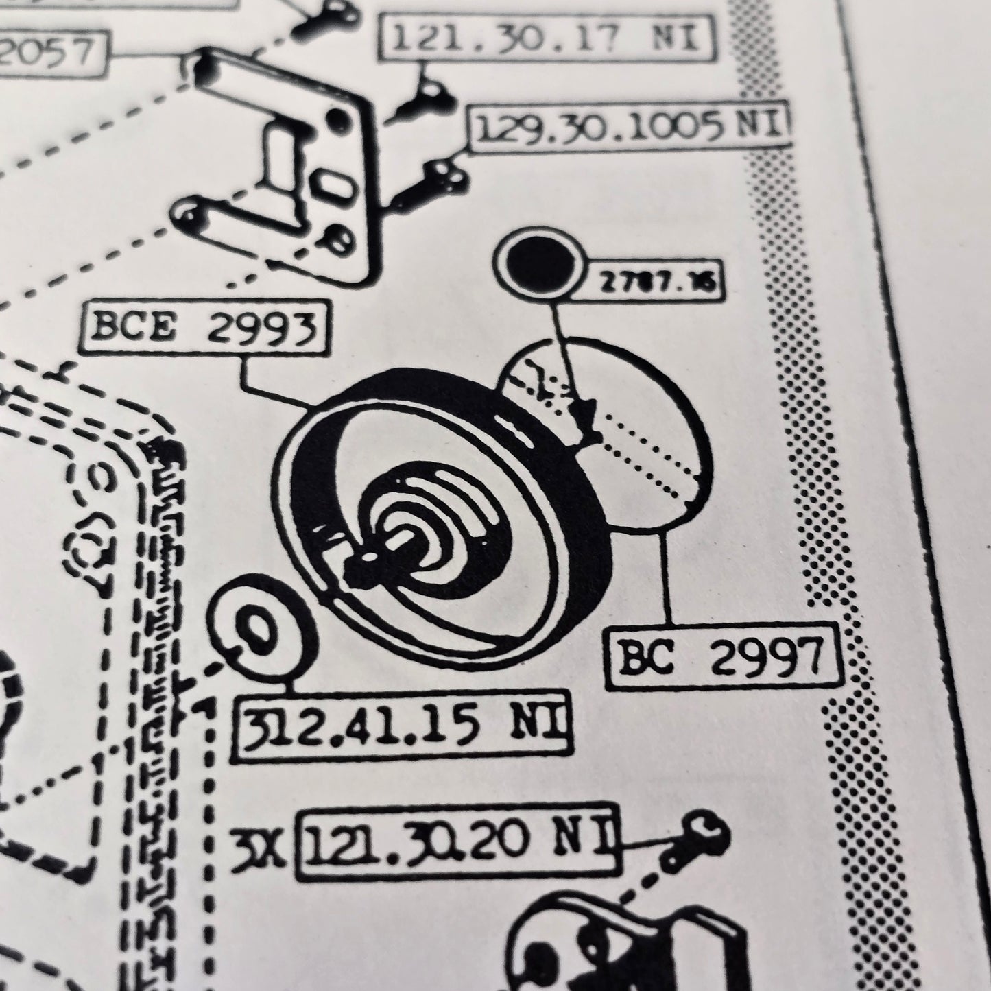 Bolex Door Knob Decal BCE 2997