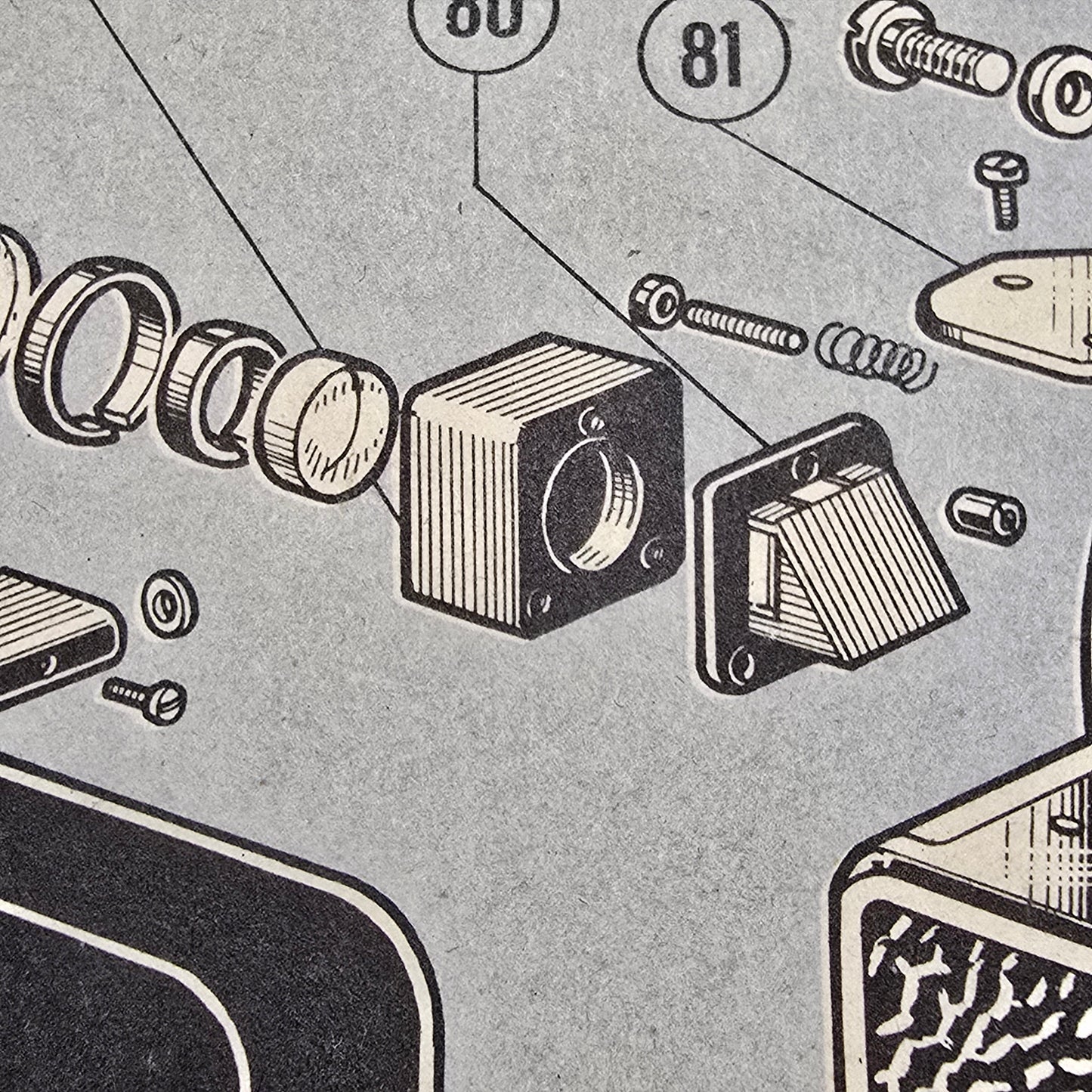 Bolex 6X Viewfinder Front Prism Assembly