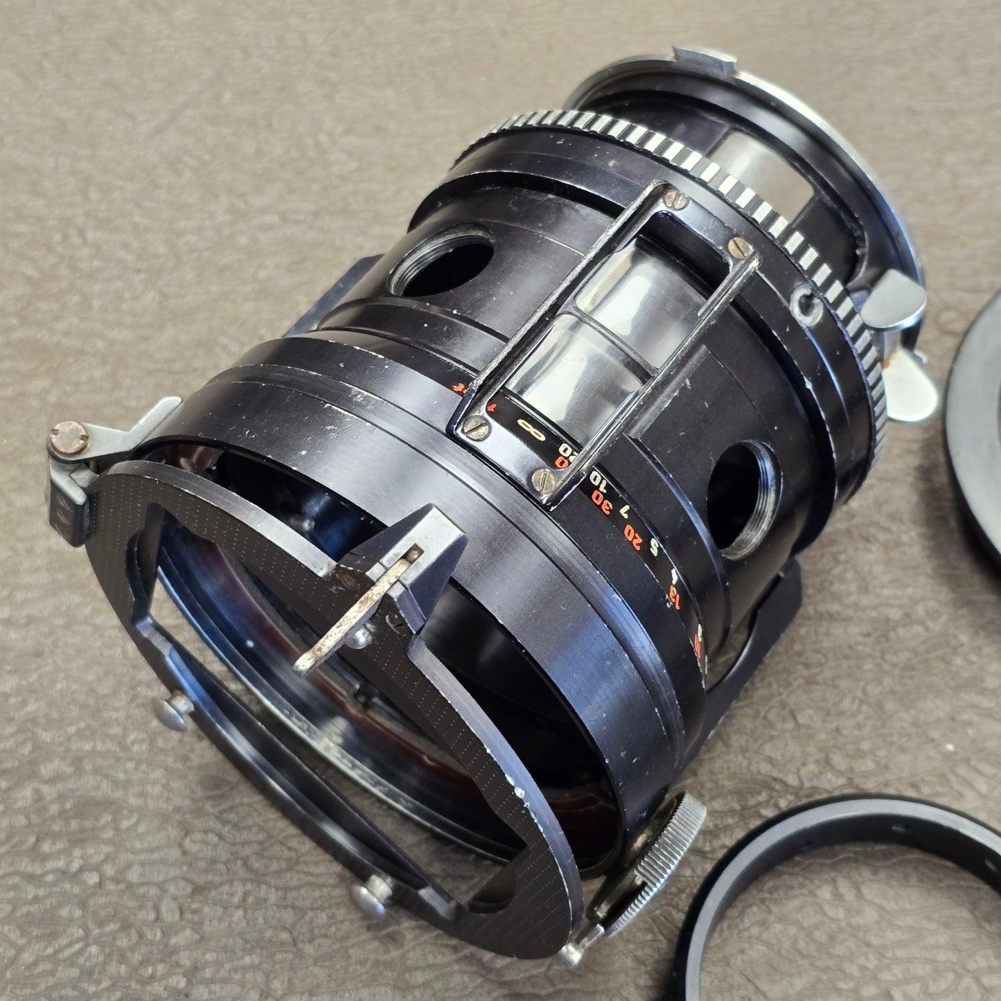 Arriflex 16BL Blimp Housing for Zeiss 10-100mm Lens with Lens Collar